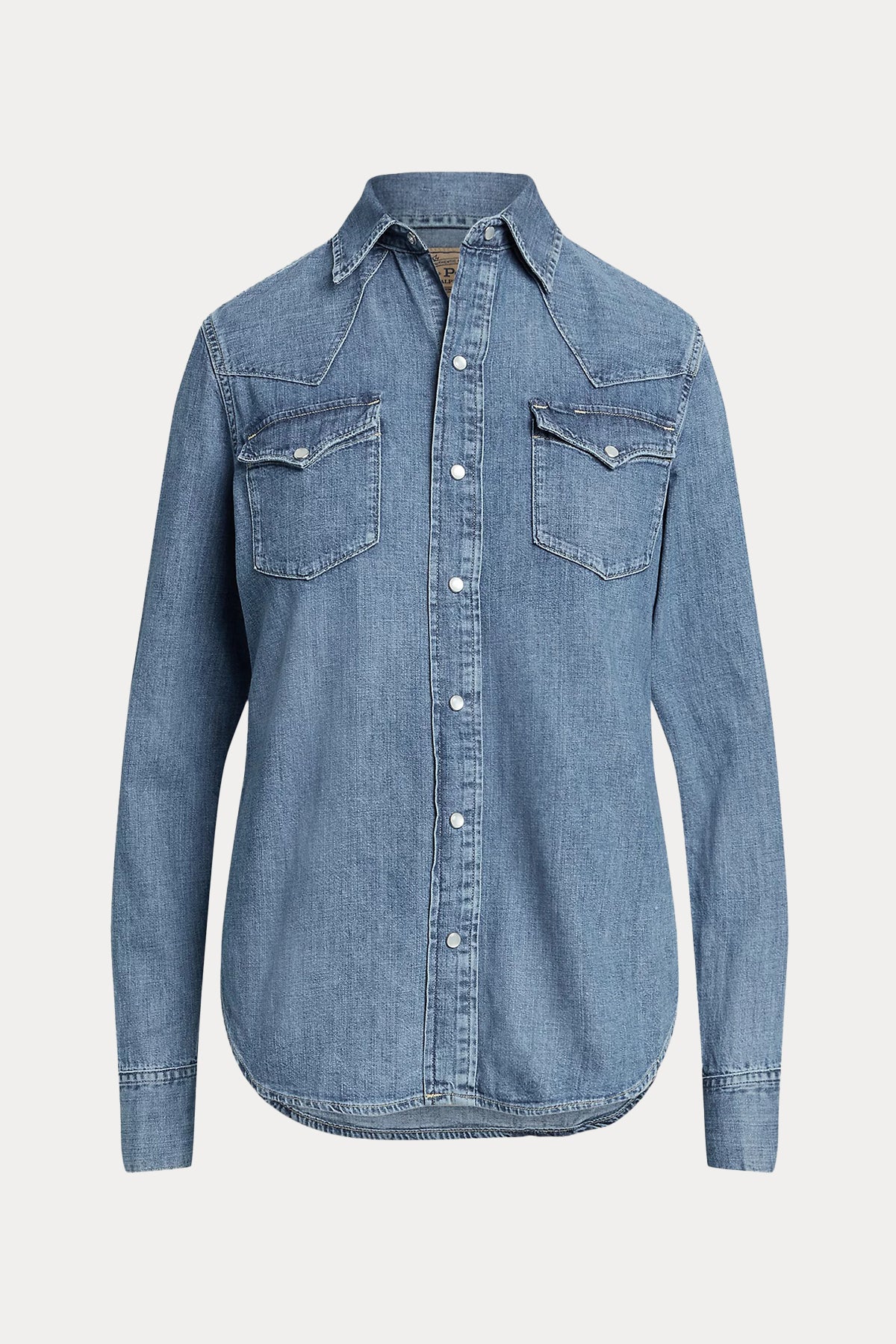 Polo Ralph Lauren Slim Fit Cep Detaylı Denim Gömlek-Gömlek-Libas