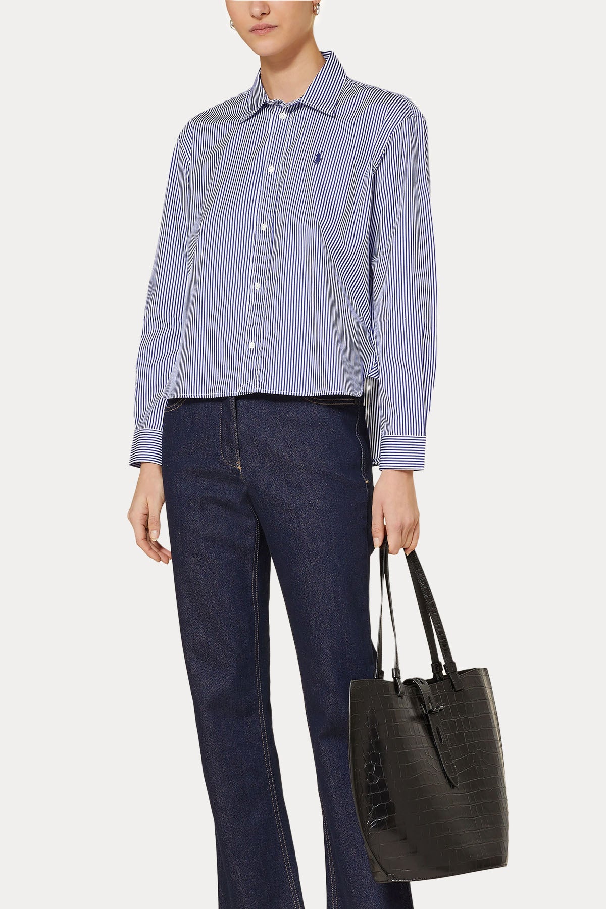 Polo Ralph Lauren Geniş Kesim Çizgili Gömlek