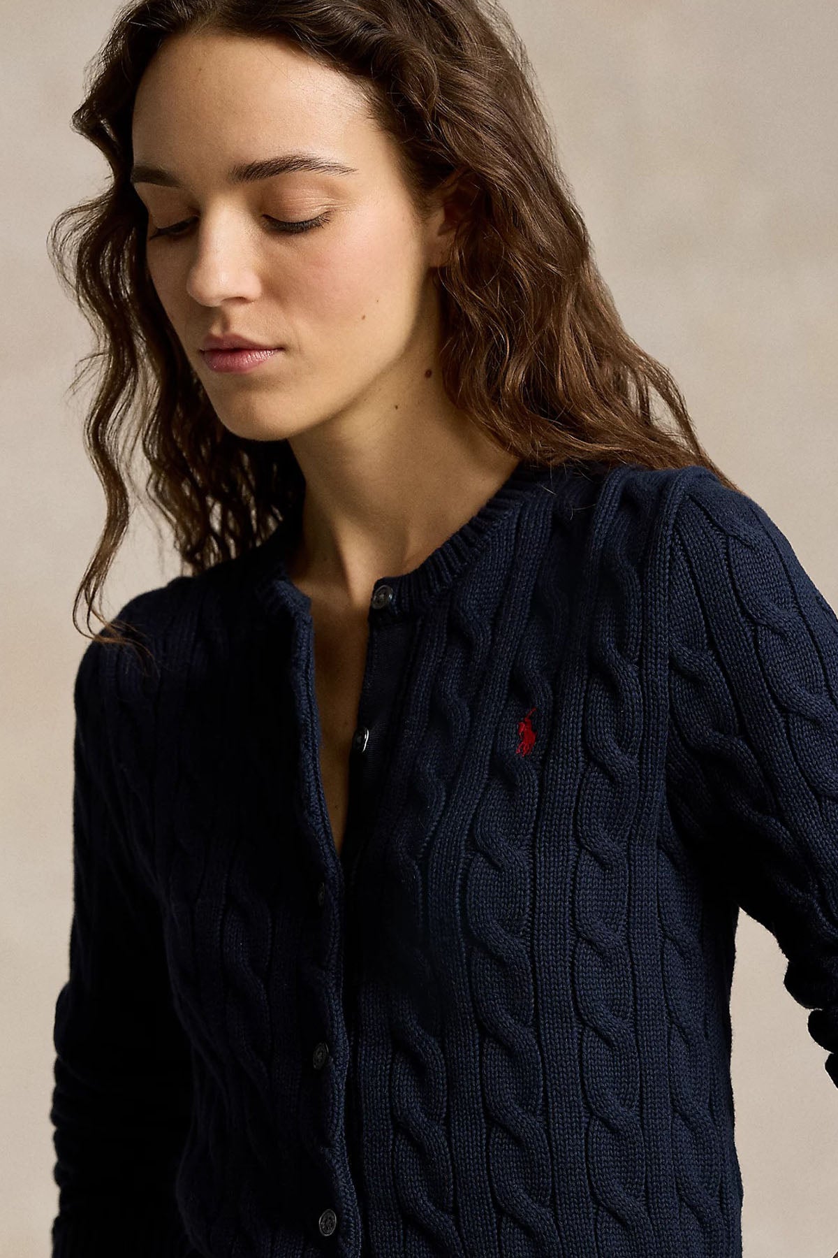 Polo Ralph Lauren Saç Örgü Triko Ceket