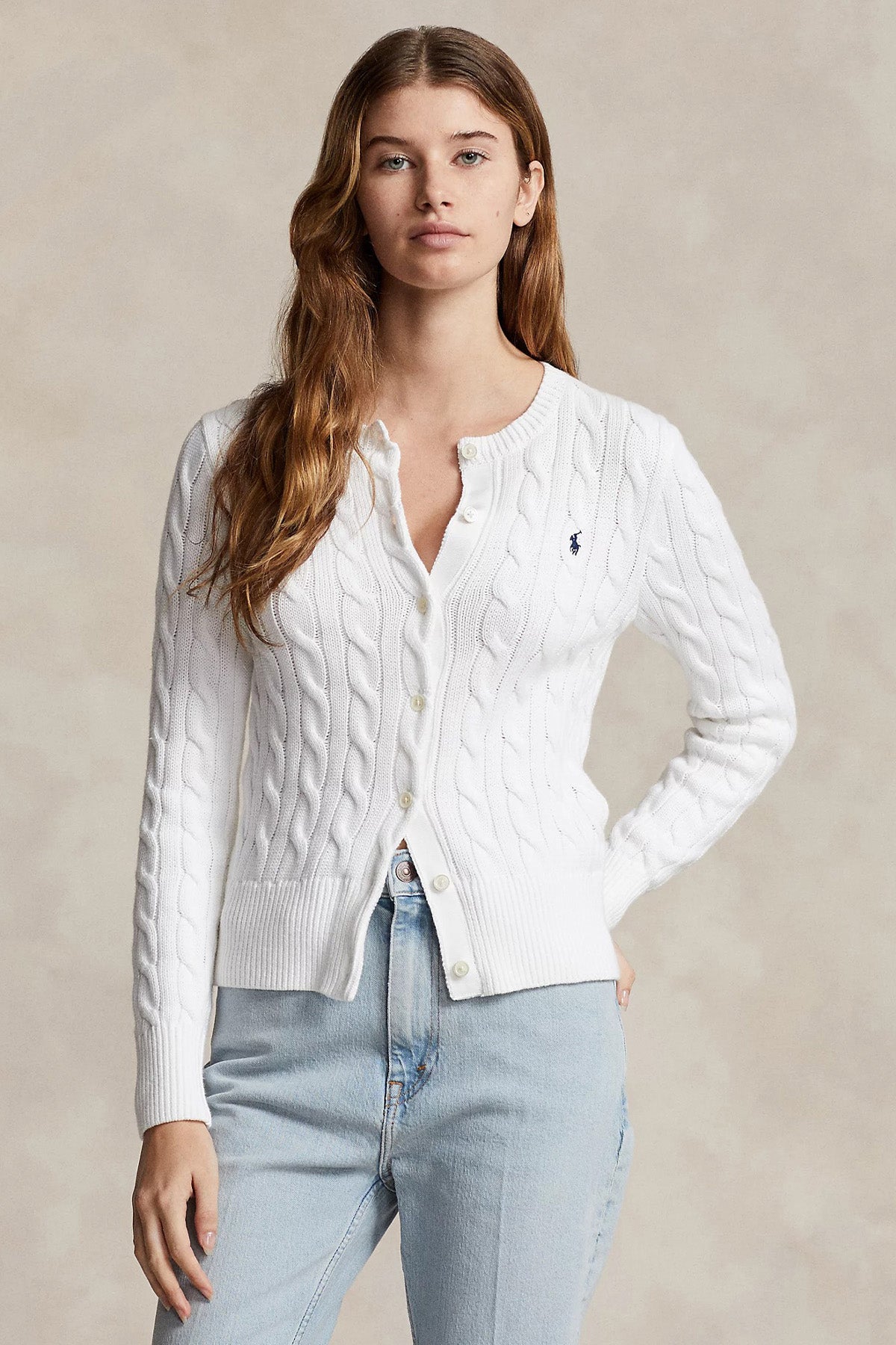 Polo Ralph Lauren Saç Örgü Triko Ceket