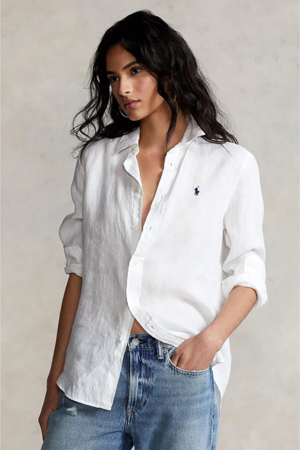 Polo Ralph Lauren Relaxed Fit Keten Gömlek