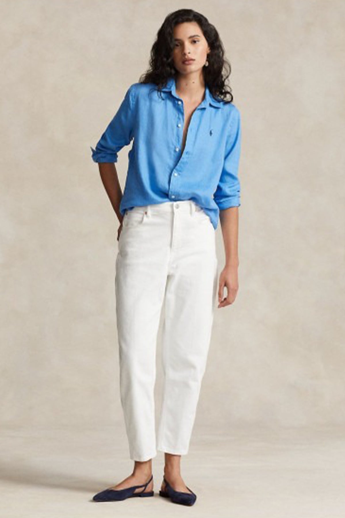 Polo Ralph Lauren Relaxed Fit Keten Gömlek