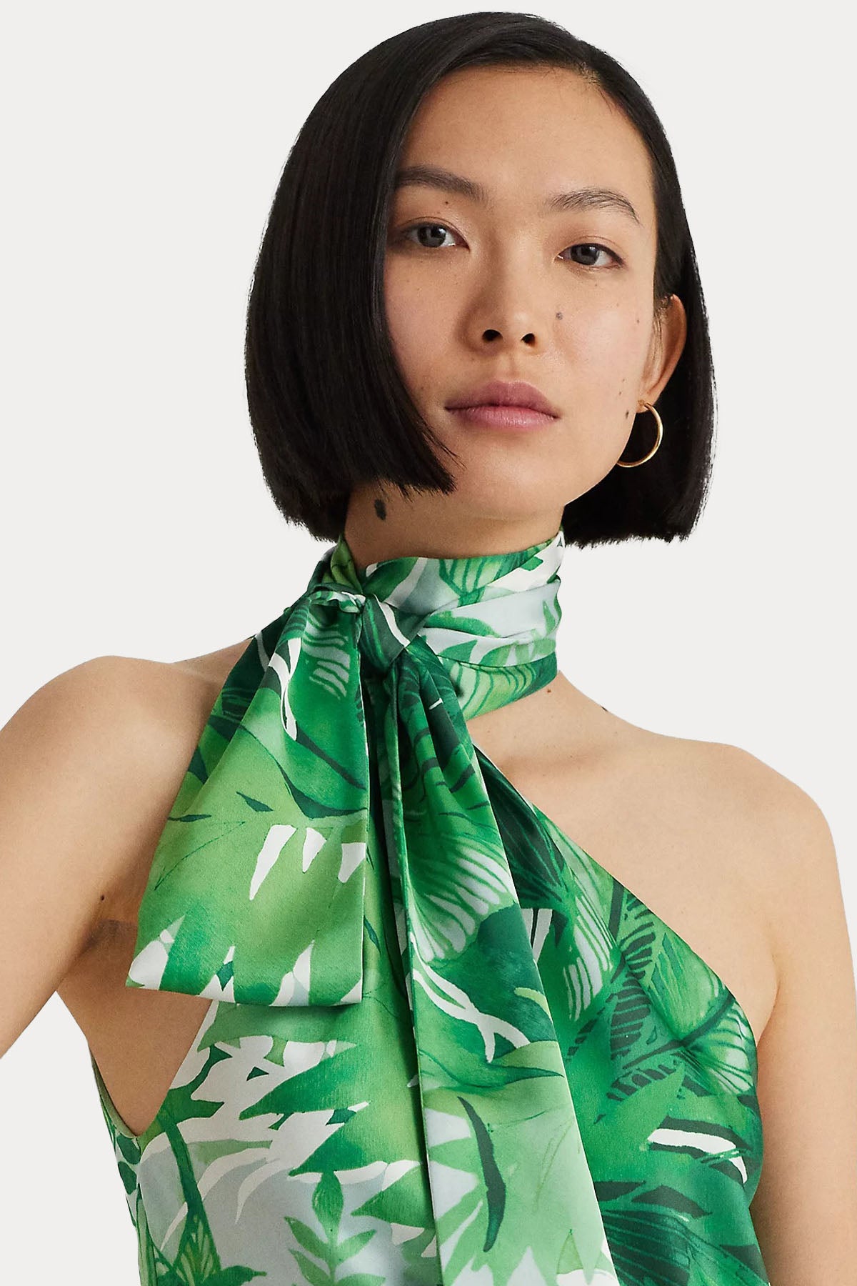 Polo Ralph Lauren Boyundan Bağlamalı Desenli Bluz