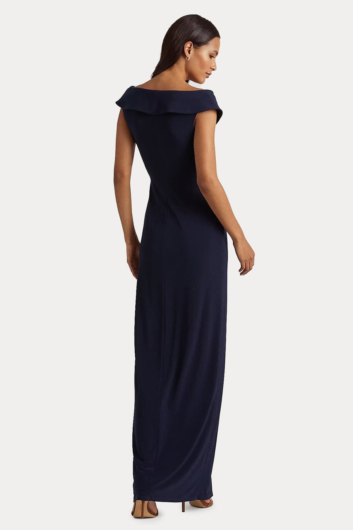 Polo Ralph Lauren V Yaka Maxi Abiye Elbise