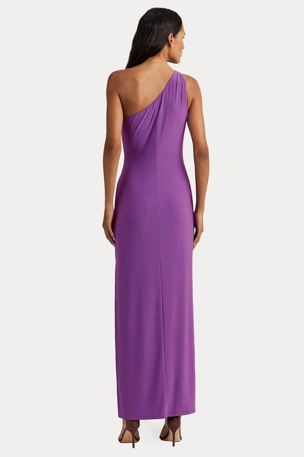 Polo Ralph Lauren Tek Omuz Maxi Abiye Elbise