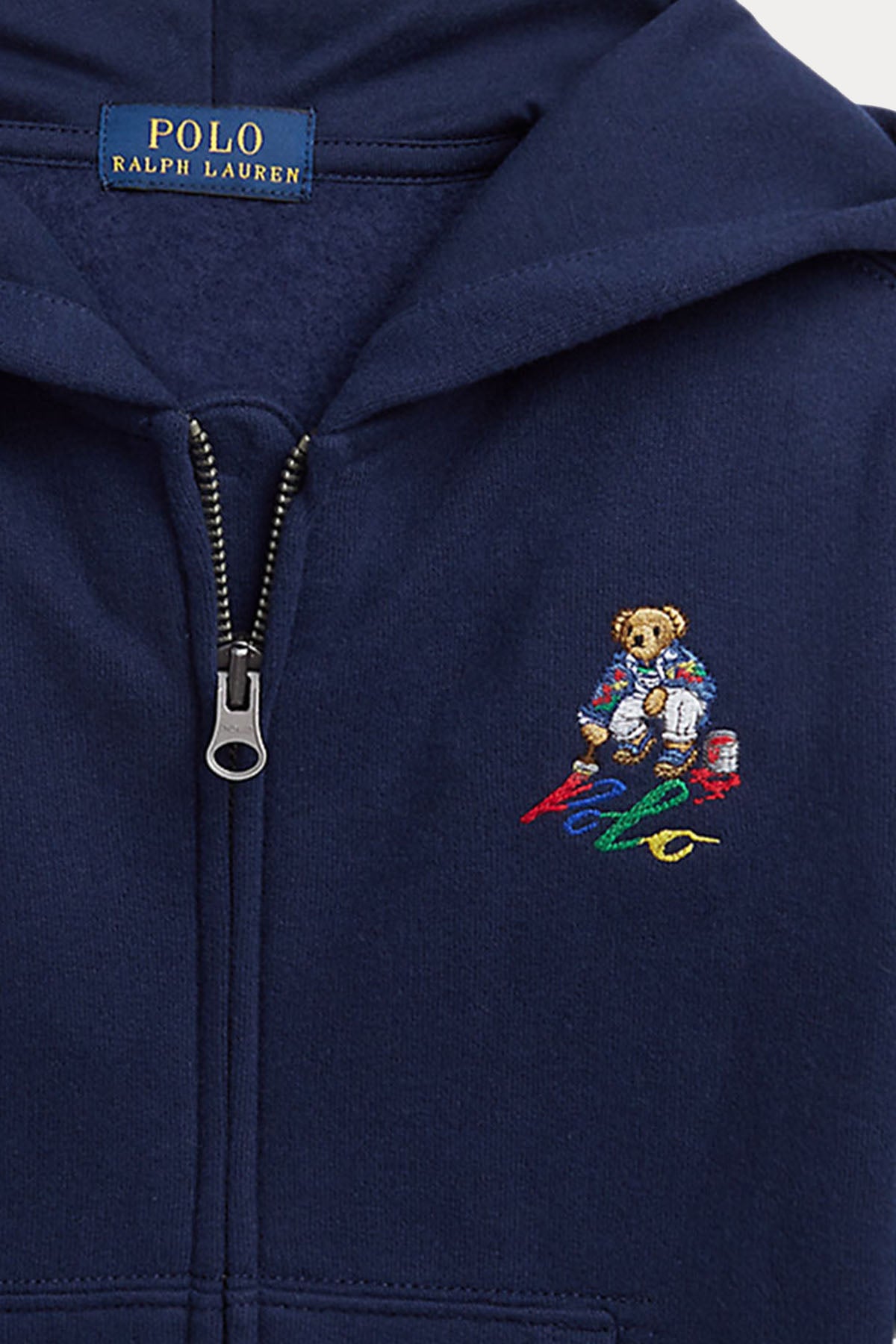 Polo Ralph Lauren Kids S-L Beden Unisex Çocuk Kapüşonlu Polo Bear Sweatshirt Ceket