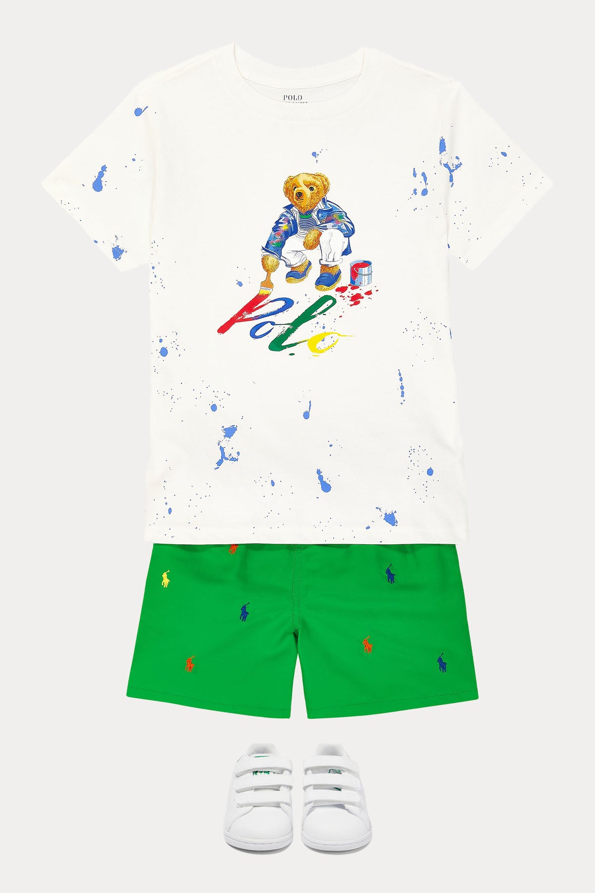 Polo Ralph Lauren Kids 5-7 Yaş Erkek Çocuk Pony Logolu Şort Mayo