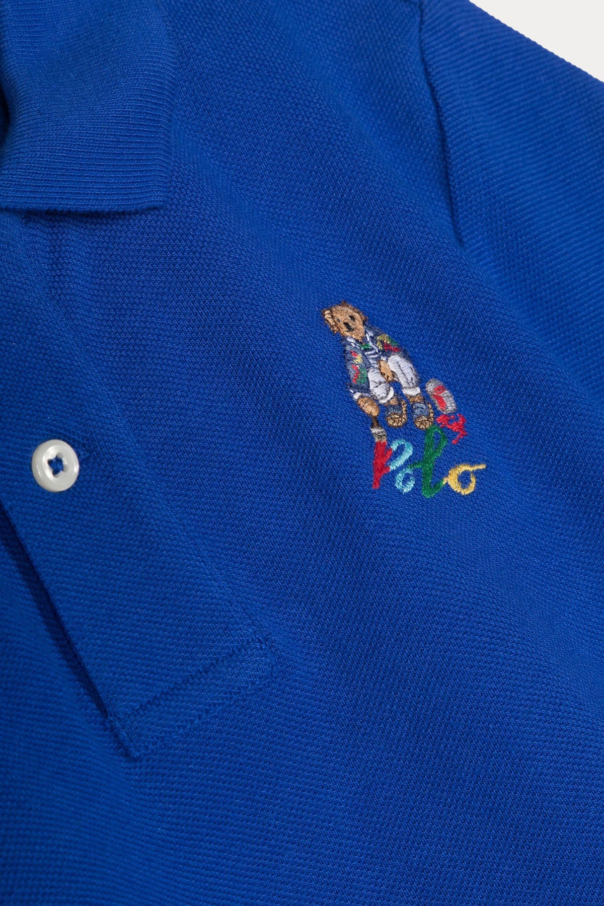 Polo Ralph Lauren Kids 4-7 Yaş Erkek Çocuk Polo Bear Polo Yaka T-shirt-T-shirt-Libas