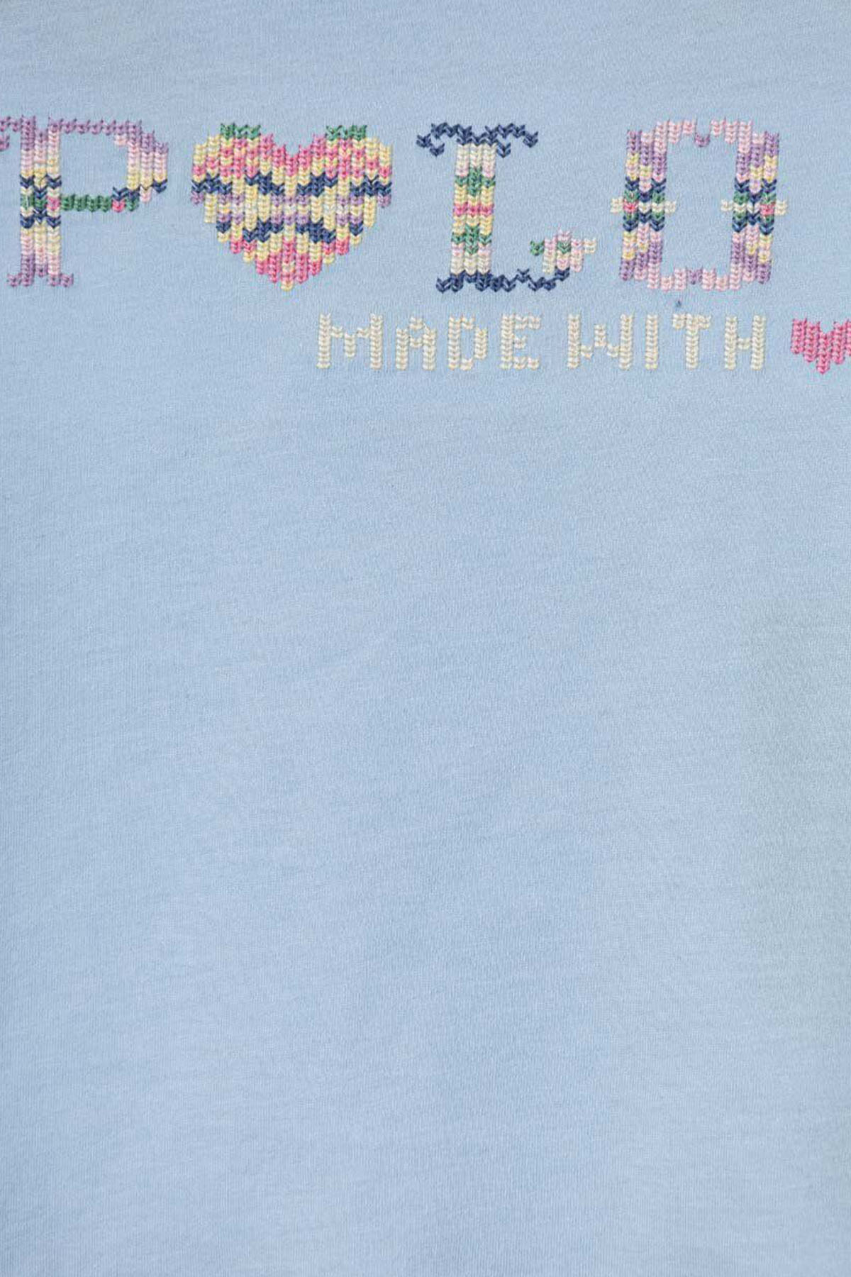 Polo Ralph Lauren Kids 2-4 Yaş Kız Çocuk Logolu Yuvarlak Yaka T-shirt