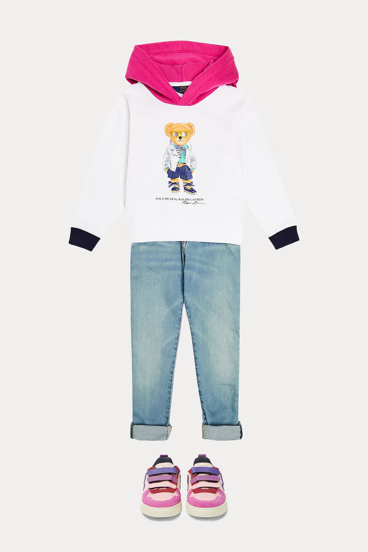 Polo Ralph Lauren Kids S Beden Kız Çocuk Kapüşonlu Polo Bear Sweatshirt