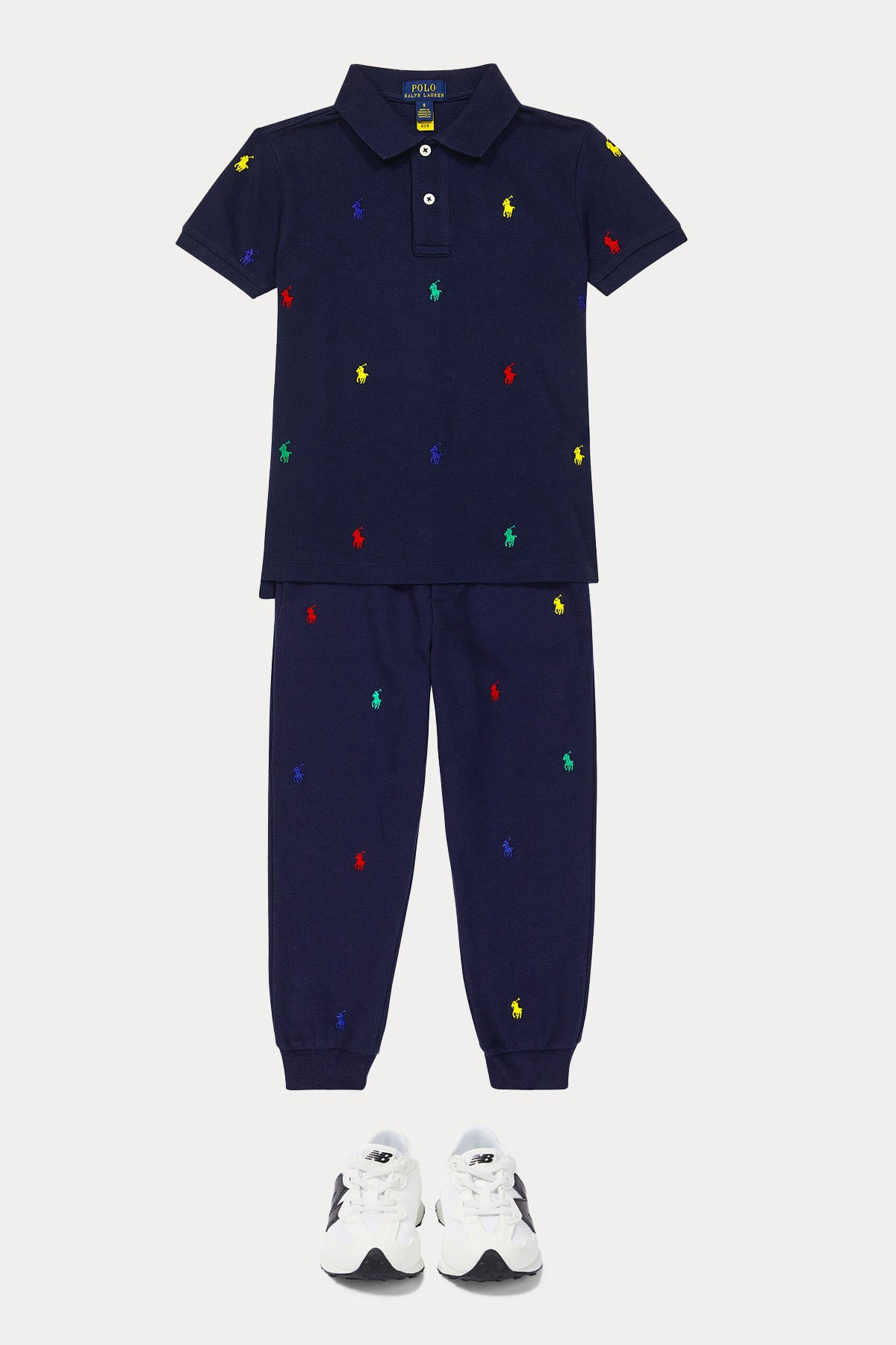 Polo Ralph Lauren Kids 4-7 Yaş Unisex Çocuk Pony Logolu Polo Yaka T-shirt