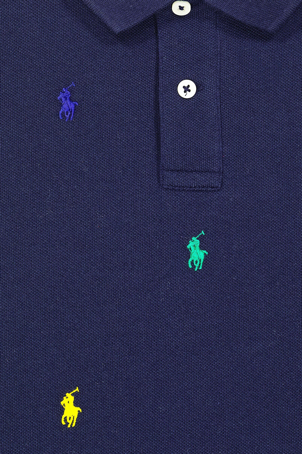 Polo Ralph Lauren Kids 4-7 Yaş Unisex Çocuk Pony Logolu Polo Yaka T-shirt