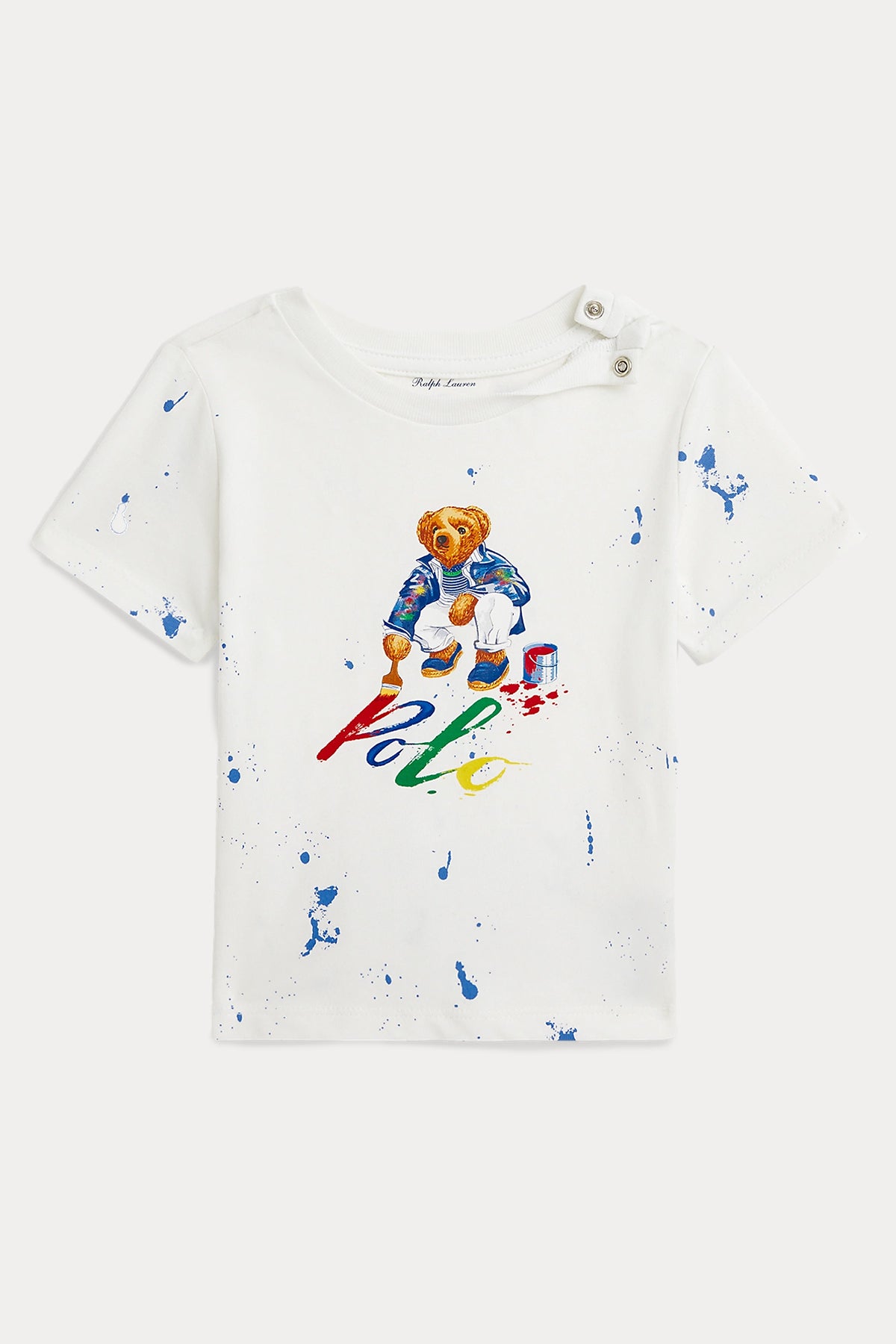Polo Ralph Lauren Kids 9-24 Aylık Unisex Bebek Polo Bear T-shirt