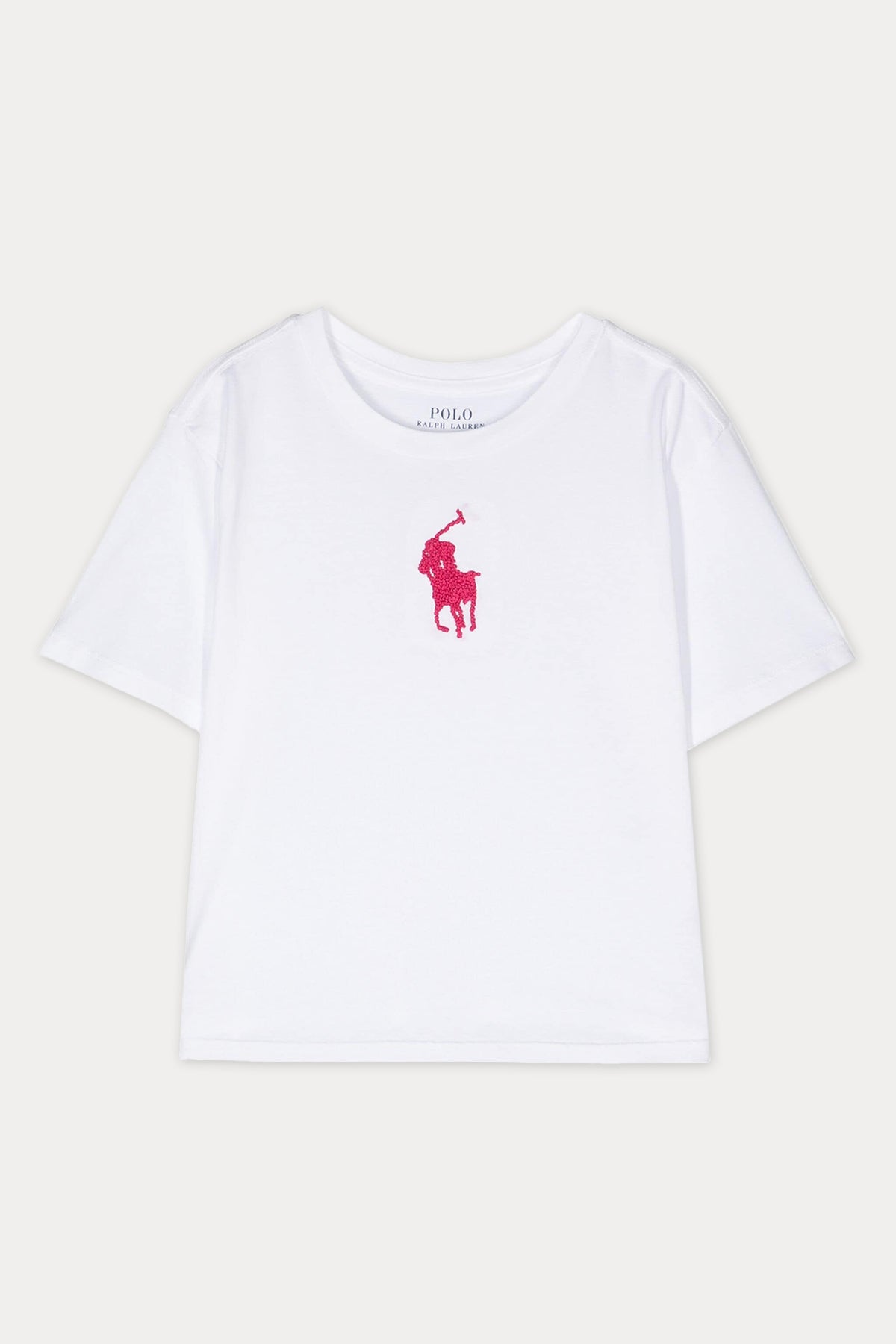 Polo Ralph Lauren Kids S-M Beden Kız Çocuk Yuvarlak Yaka T-shirt