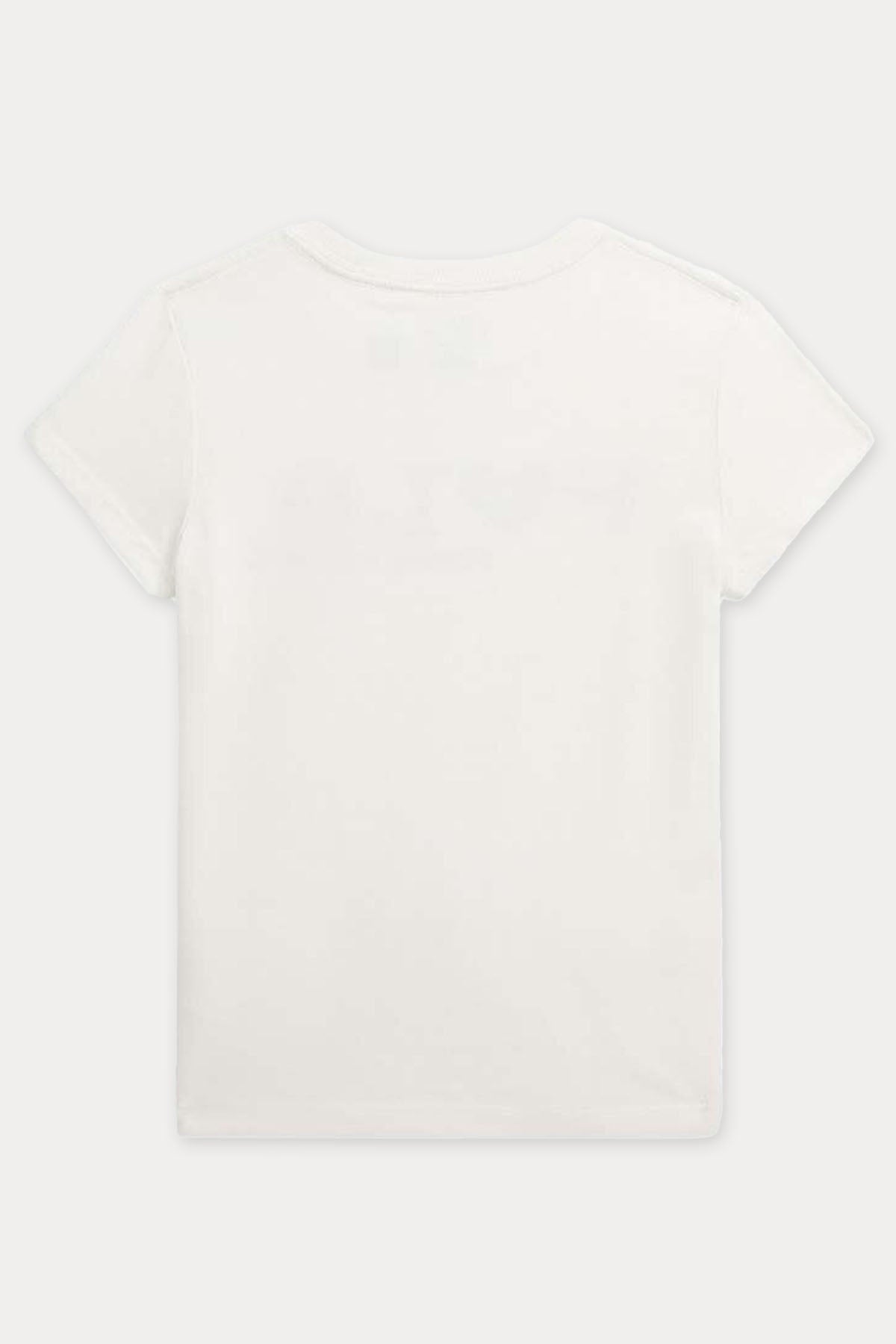 Polo Ralph Lauren Kids 2-3 Yaş Kız Çocuk Yuvarlak Yaka Logolu T-shirt