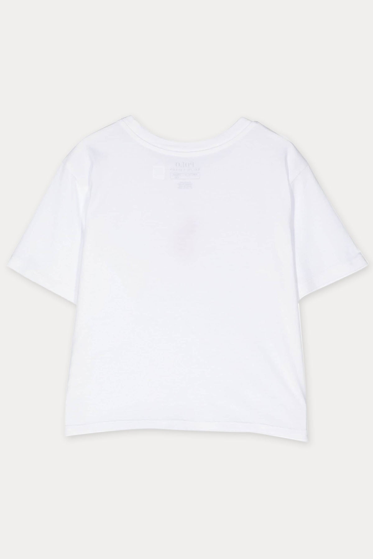 Polo Ralph Lauren Kids 5-6 Yaş Kız Çocuk Yuvarlak Yaka Logolu T-shirt