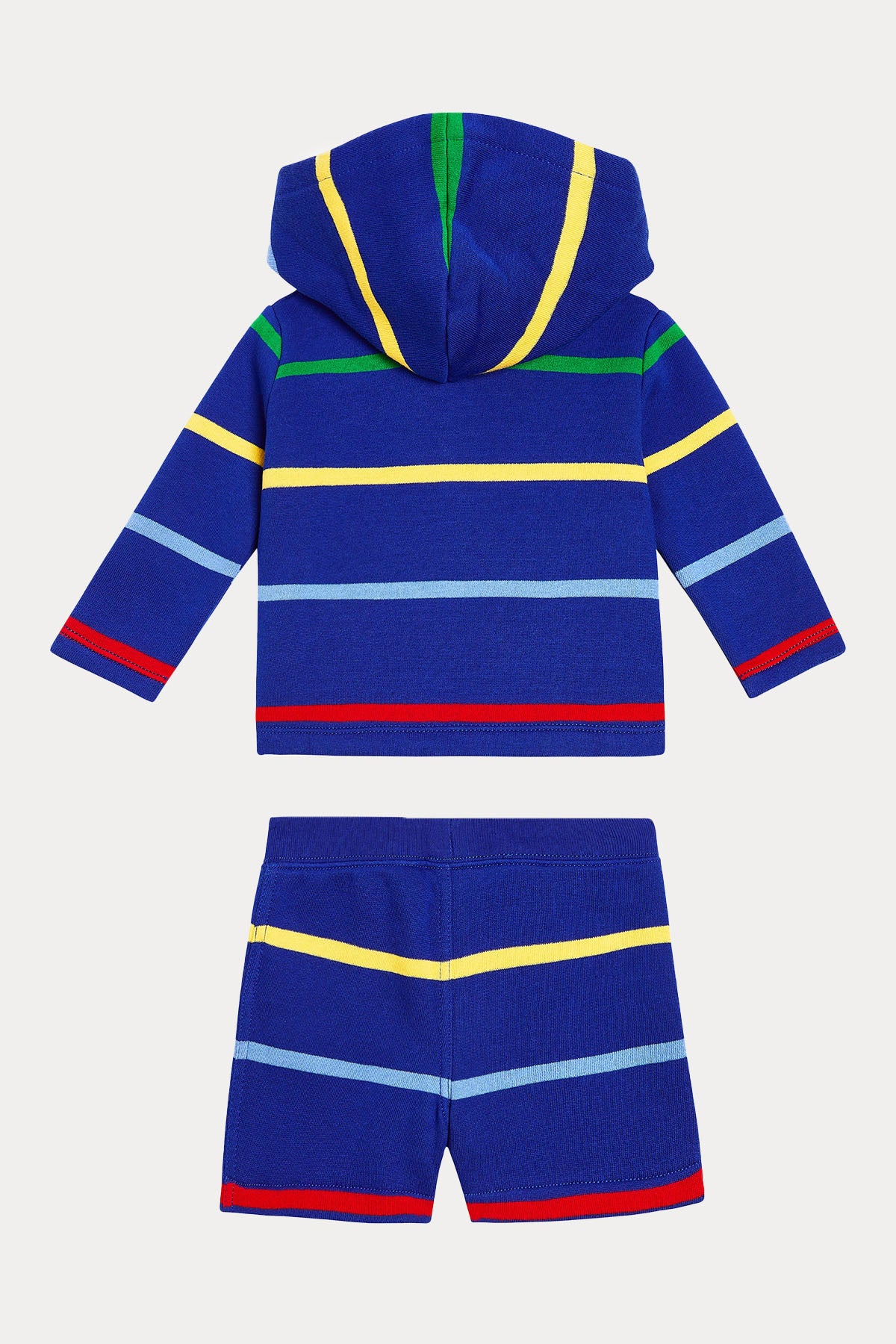 Polo Ralph Lauren Kids 18-24 Aylık Erkek Bebek Kapüşonlu Sweatshirt Şort Set
