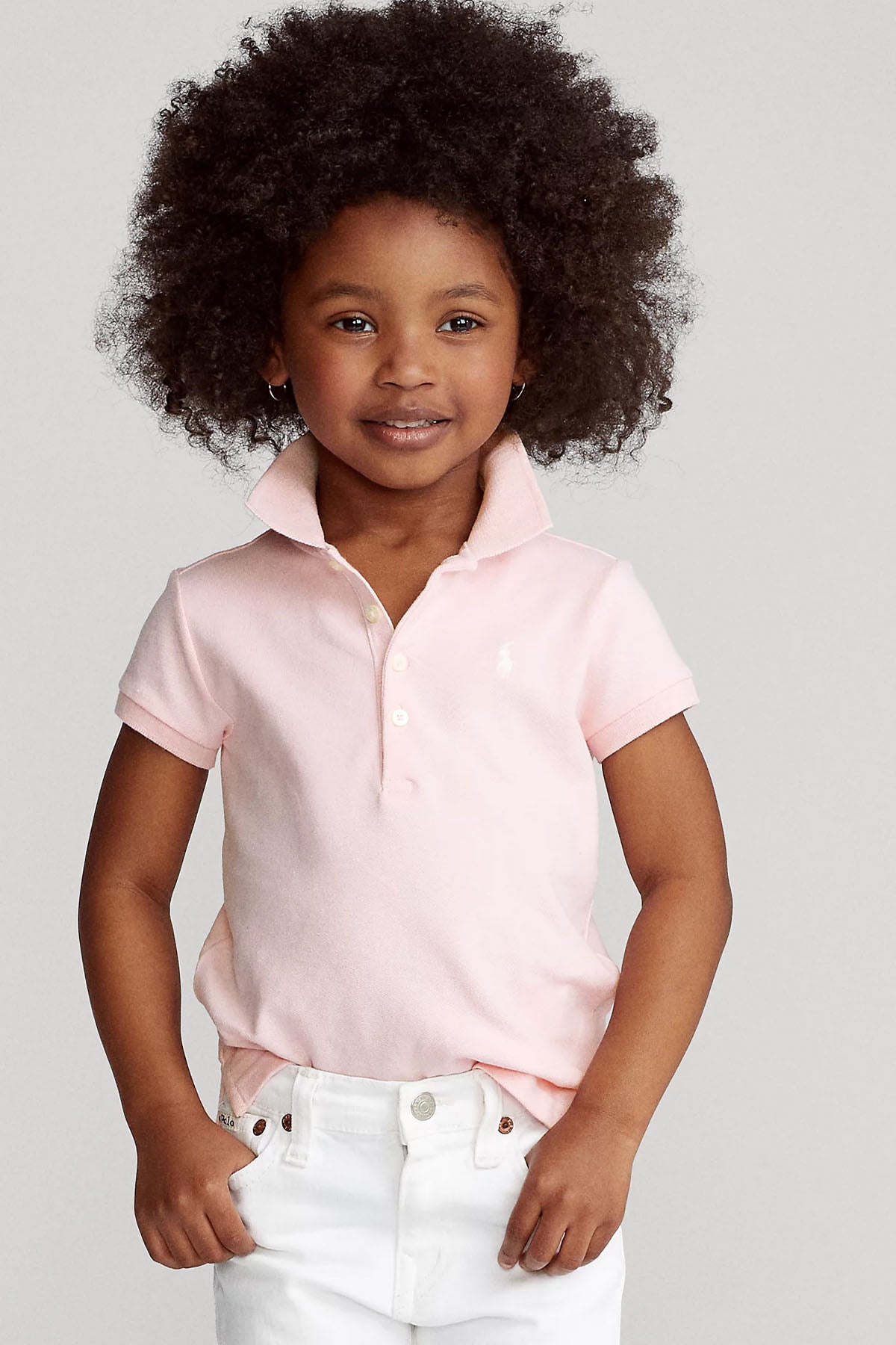 Polo Ralph Lauren Kids 3-6 Yaş Kız Çocuk Polo Yaka T-shirt