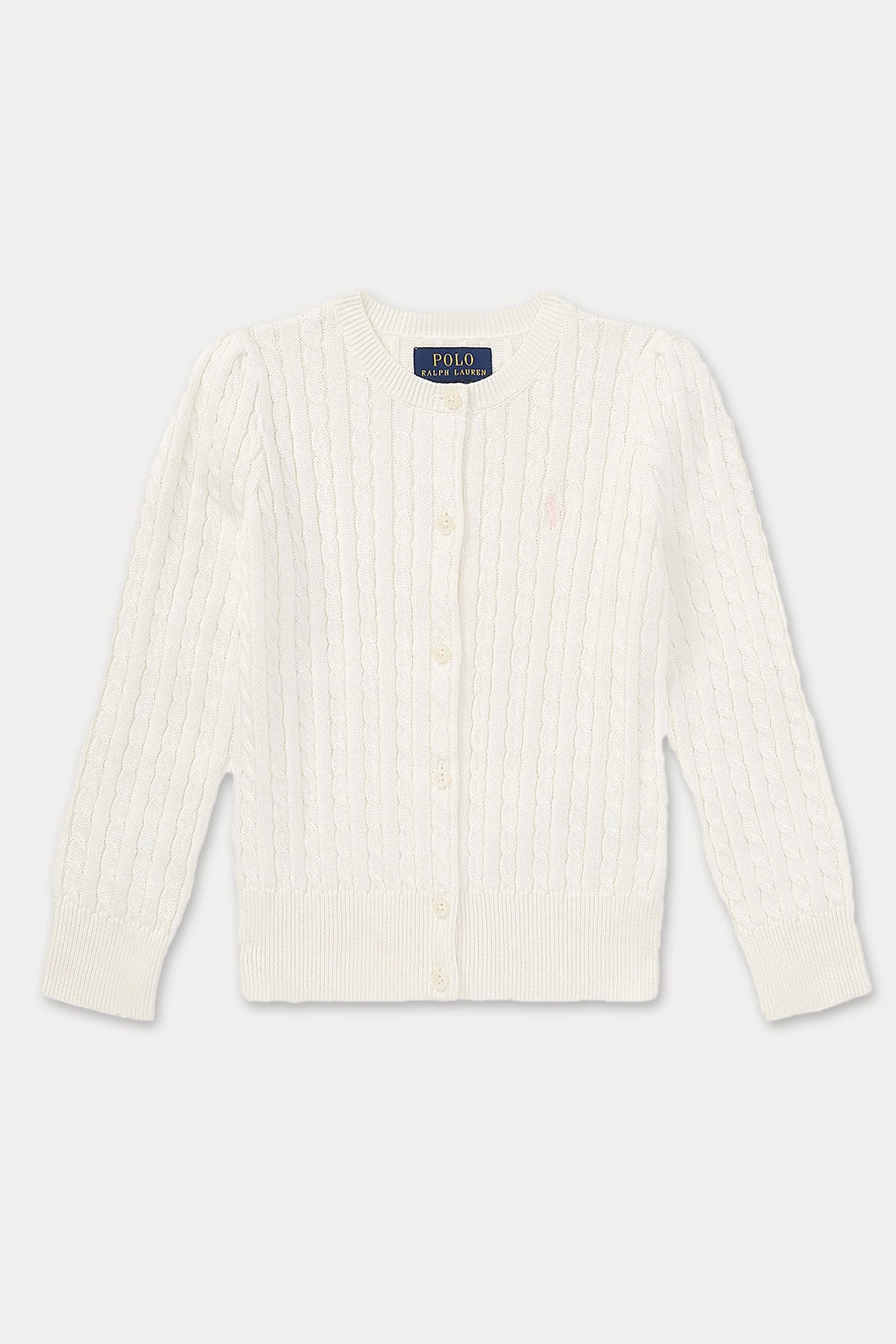 Polo Ralph Lauren Kids 2-3 Yaş Kız Çocuk Saç Örgü Triko Ceket