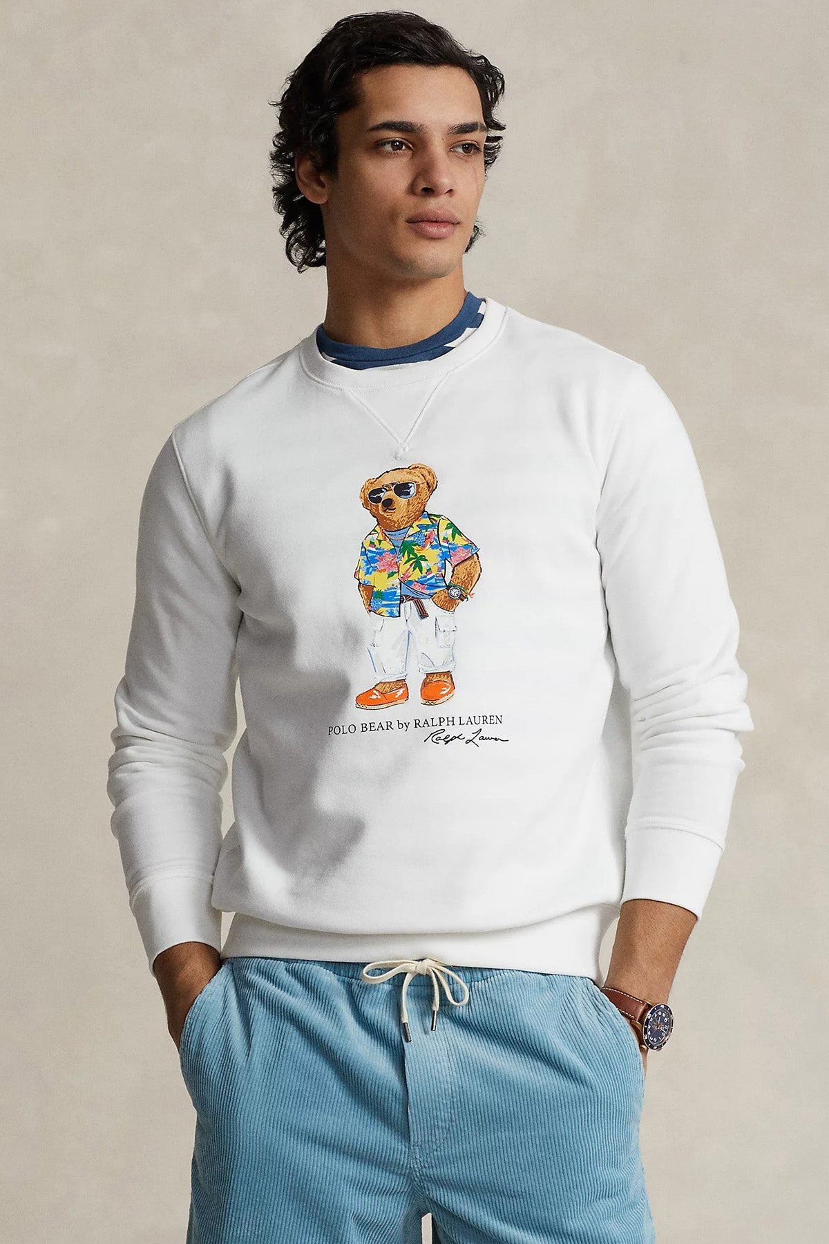 Polo Ralph Lauren Yuvarlak Yaka Polo Bear Sweatshirt