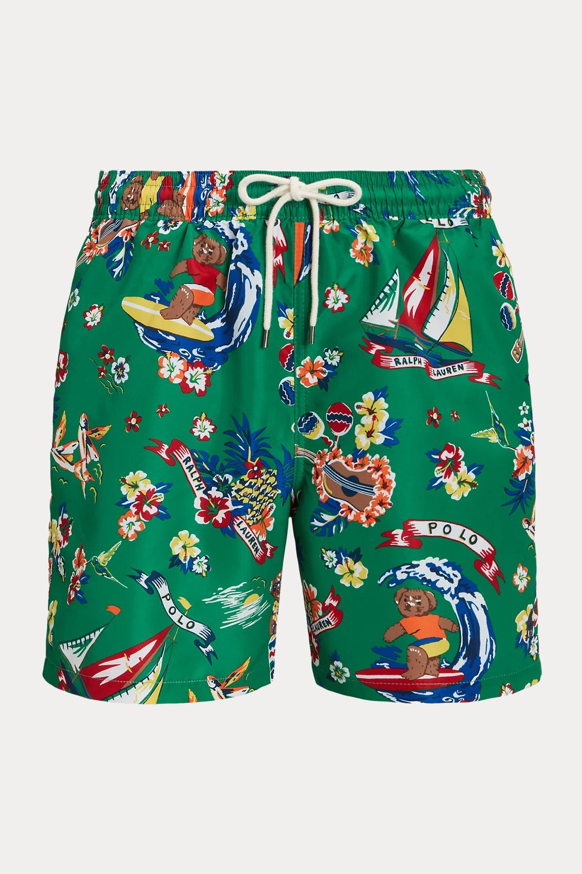 Polo Ralph Lauren Polo Bear Çiçek Desenli Beli Lastikli Şort Mayo
