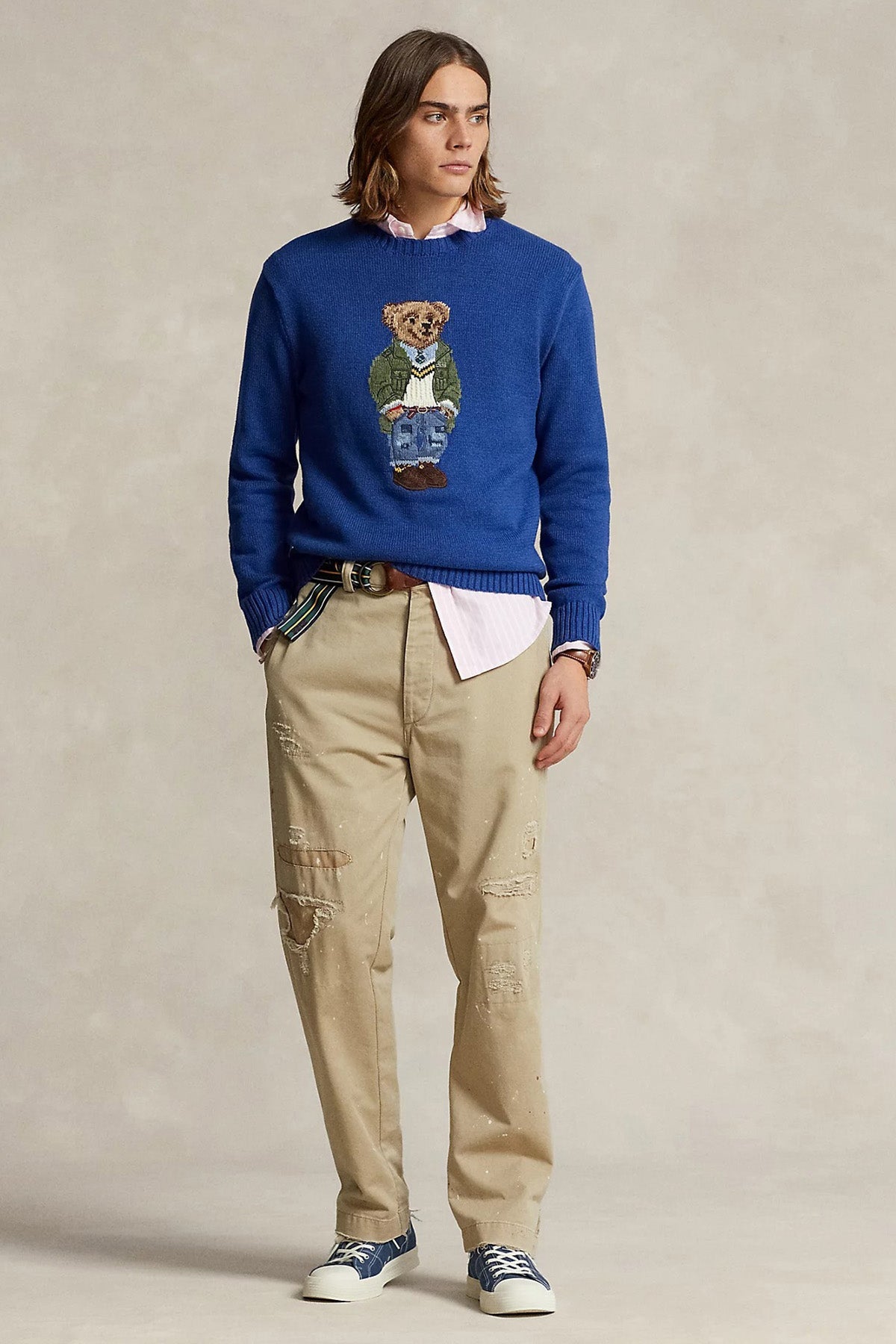 Polo Ralph Lauren Polo Bear Yuvarlak Yaka Örgü Triko