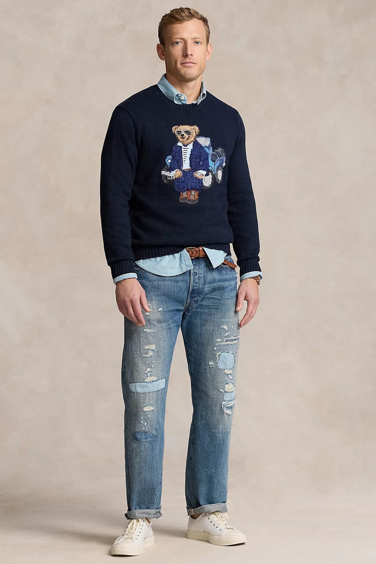 Polo Ralph Lauren Polo Bear Yuvarlak Yaka Örgü Triko