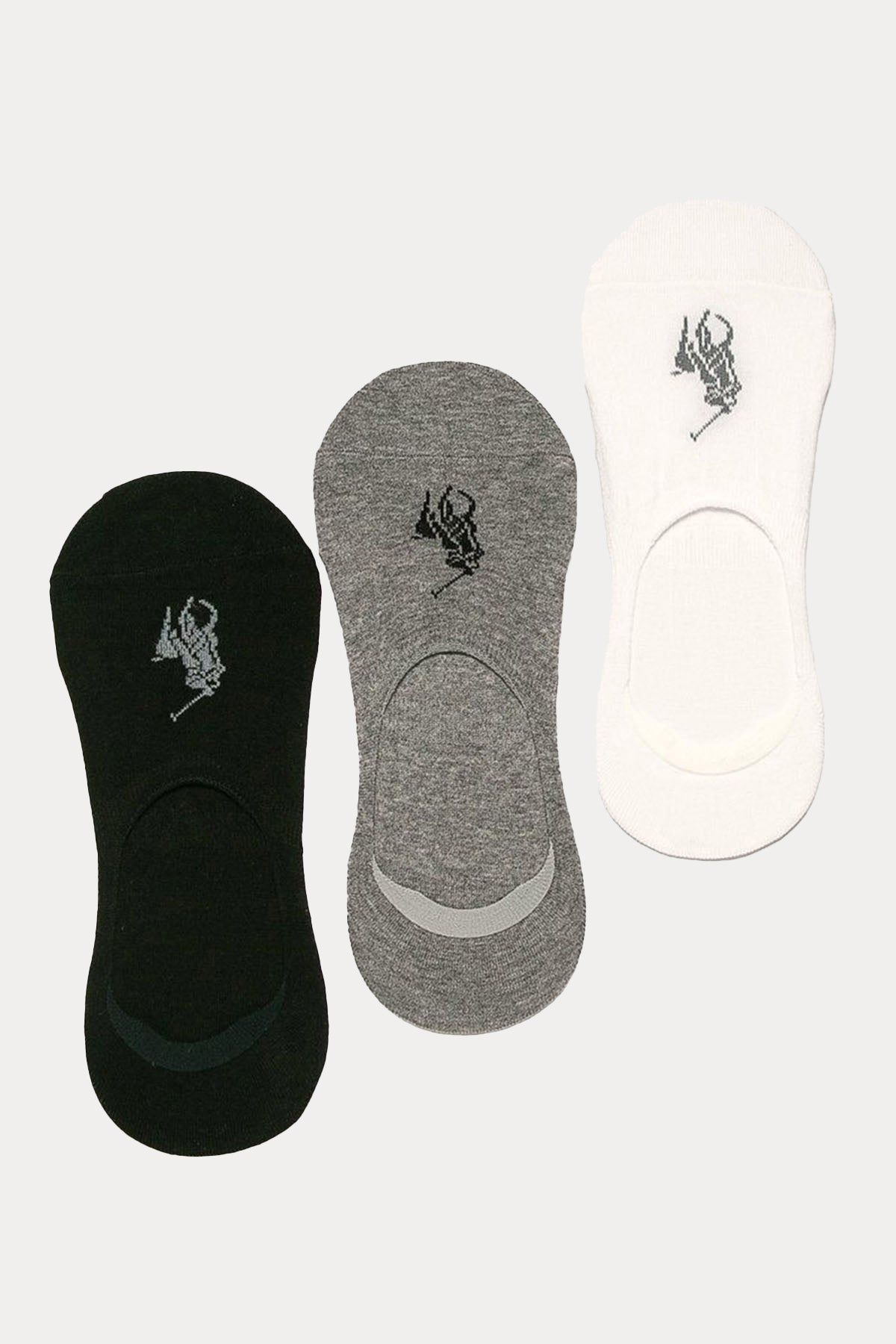 Polo Ralph Lauren Erkek 3'lü Paket Babet Çorap Seti