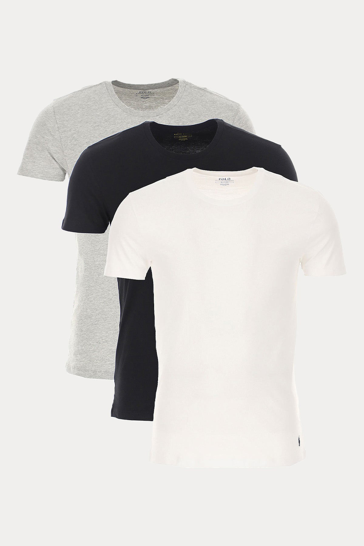 Polo Ralph Lauren 3'lü Paket Yuvarlak Yaka T-shirt Set