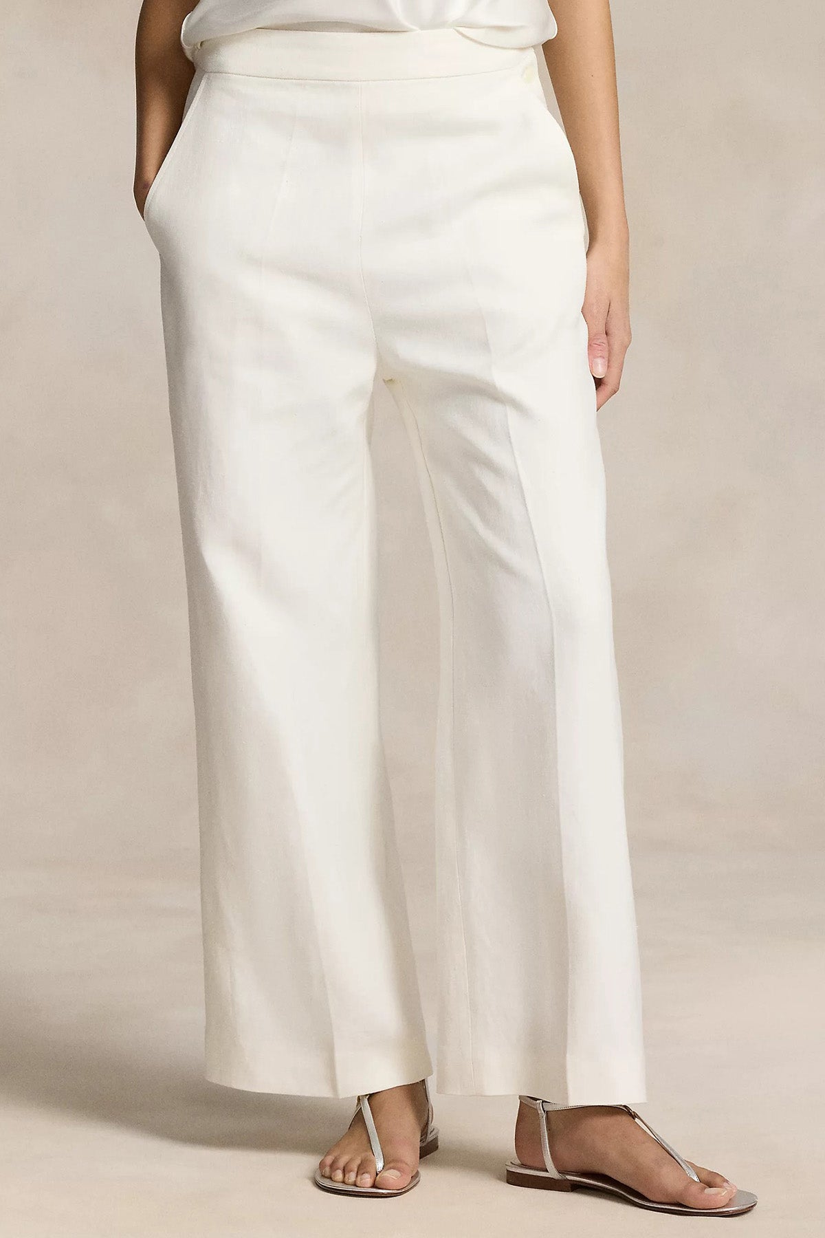 Polo Ralph Lauren Relaxed Fit Yüksek Bel Yandan Cepli Pantolon