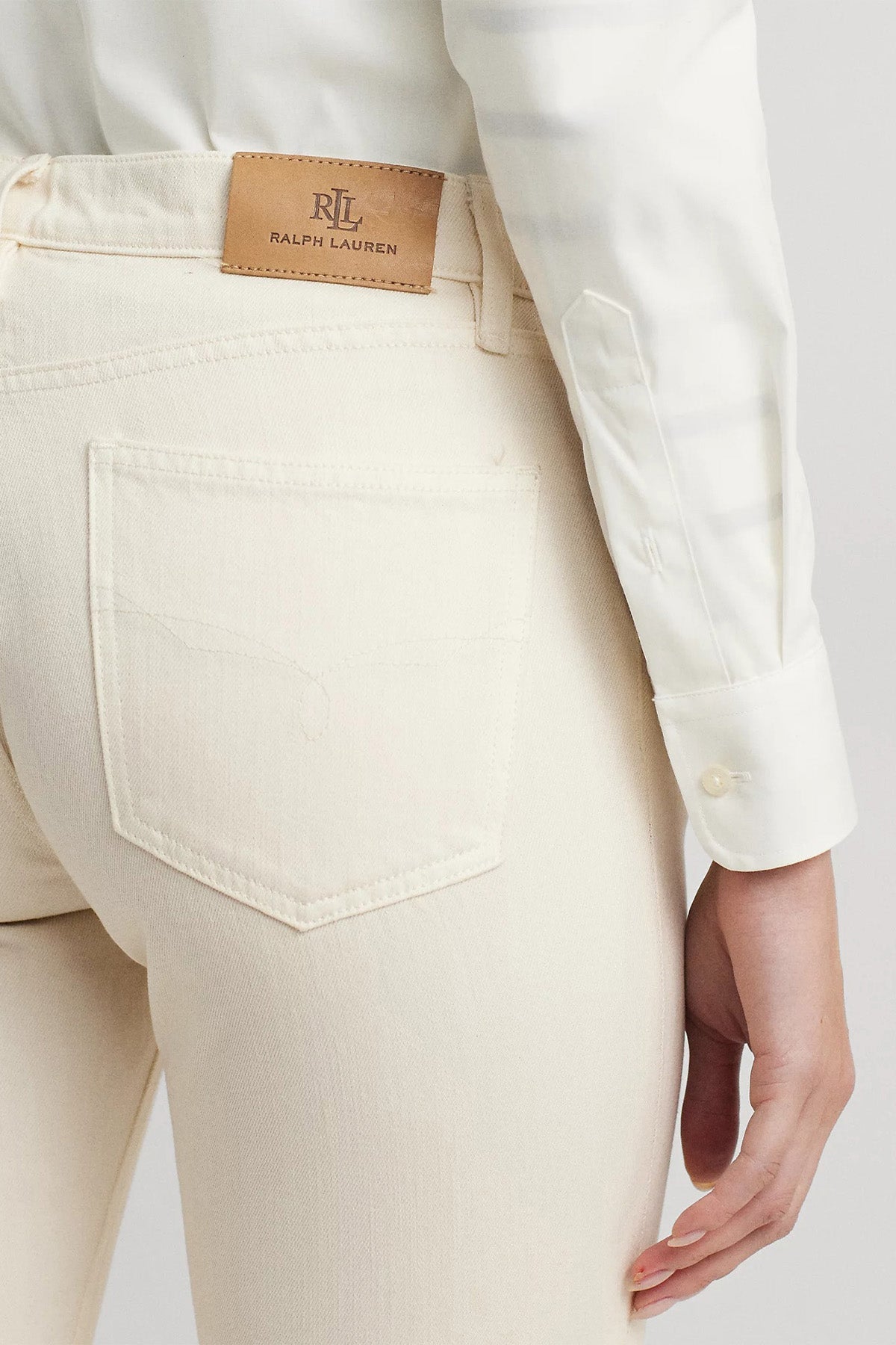 Polo Ralph Lauren Classic Fit Crop Paça Jeans