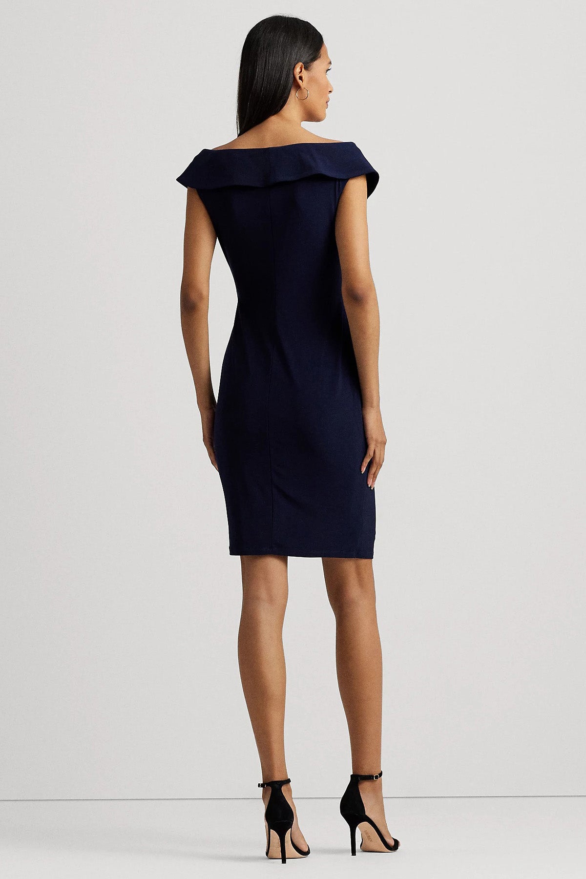 Polo Ralph Lauren Derin V Yaka Mini Abiye Elbise