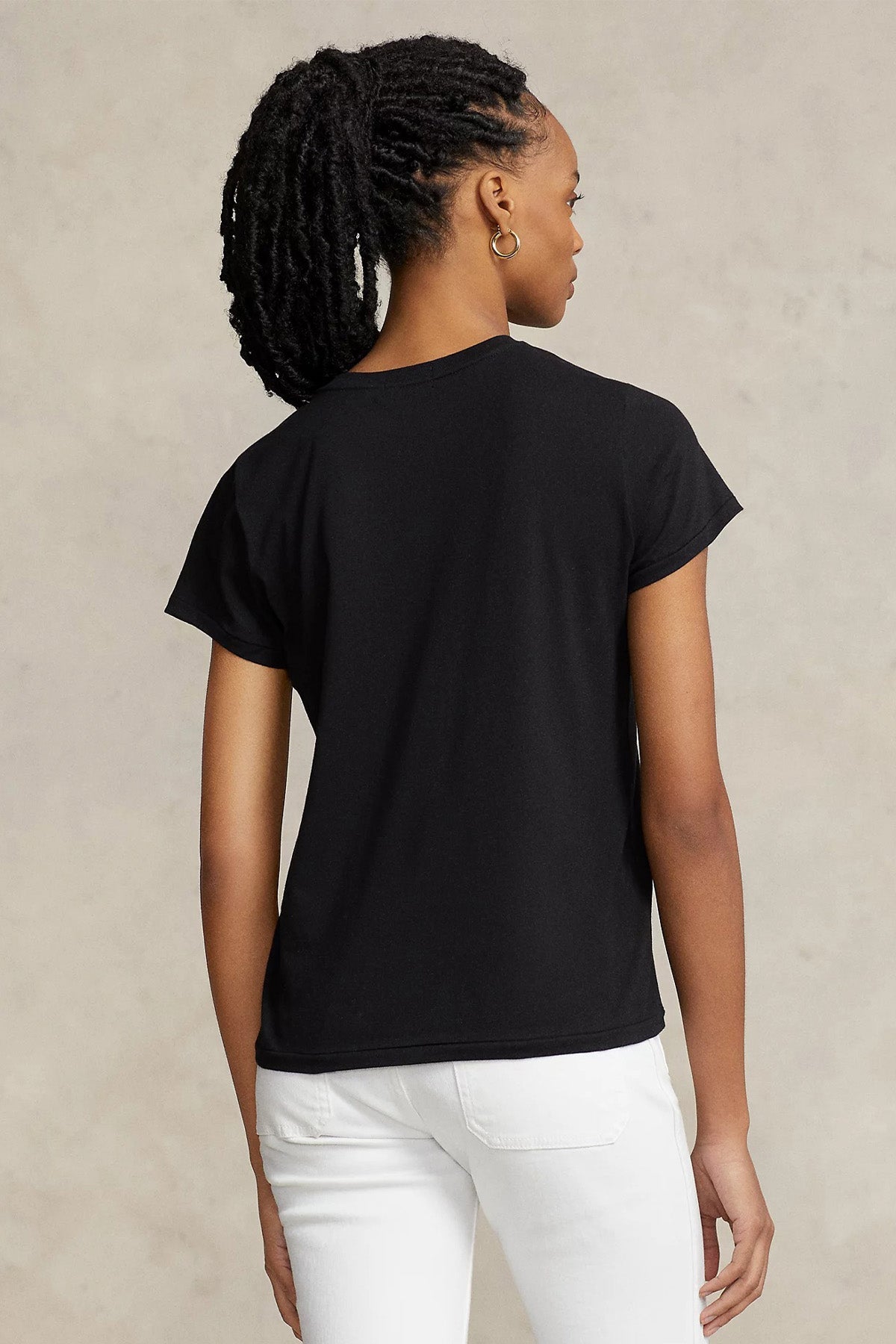 Polo Ralph Lauren Custom Fit Yuvarlak Yaka T-shirt