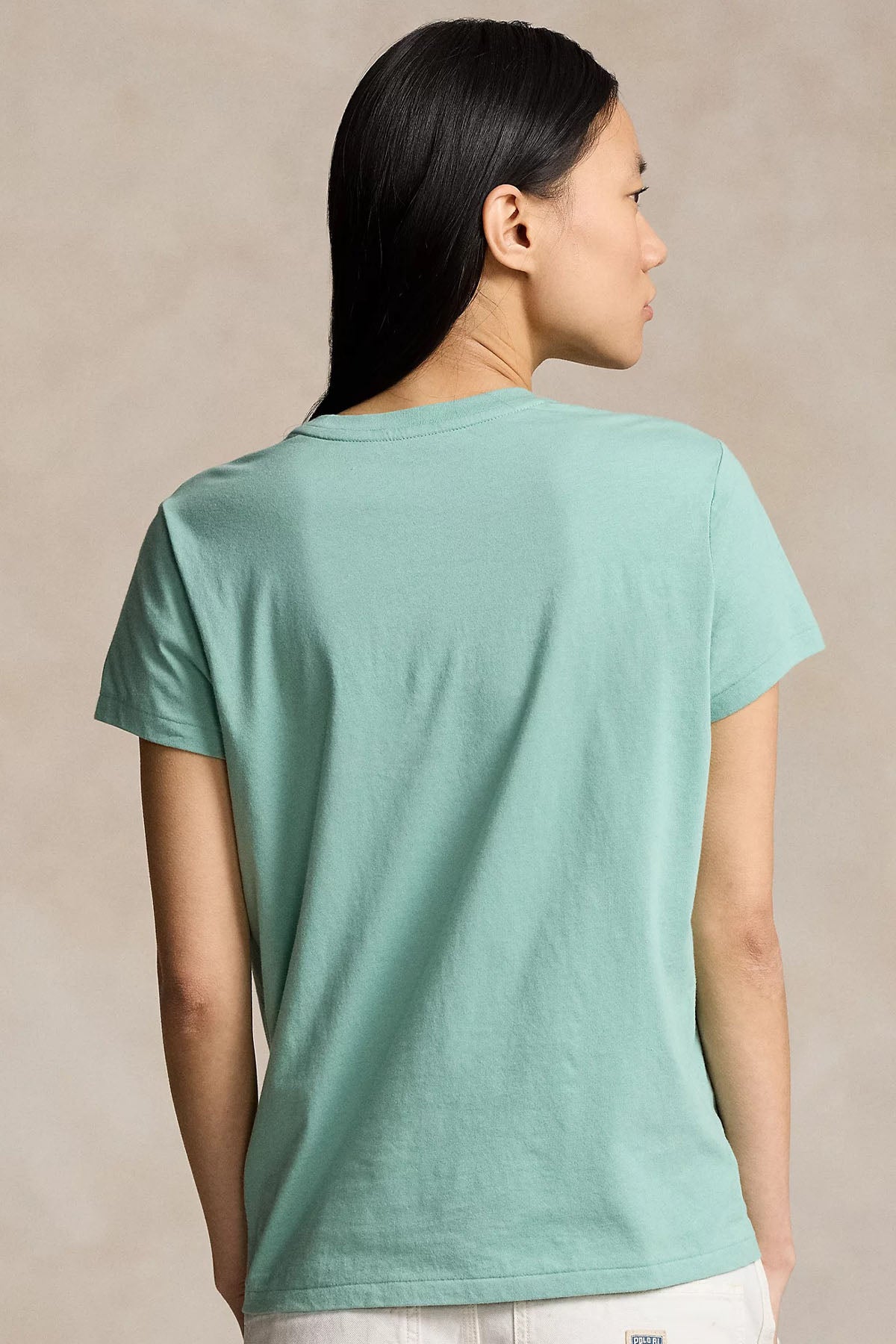 Polo Ralph Lauren Custom Fit Yuvarlak Yaka T-shirt-T-shirt-Libas