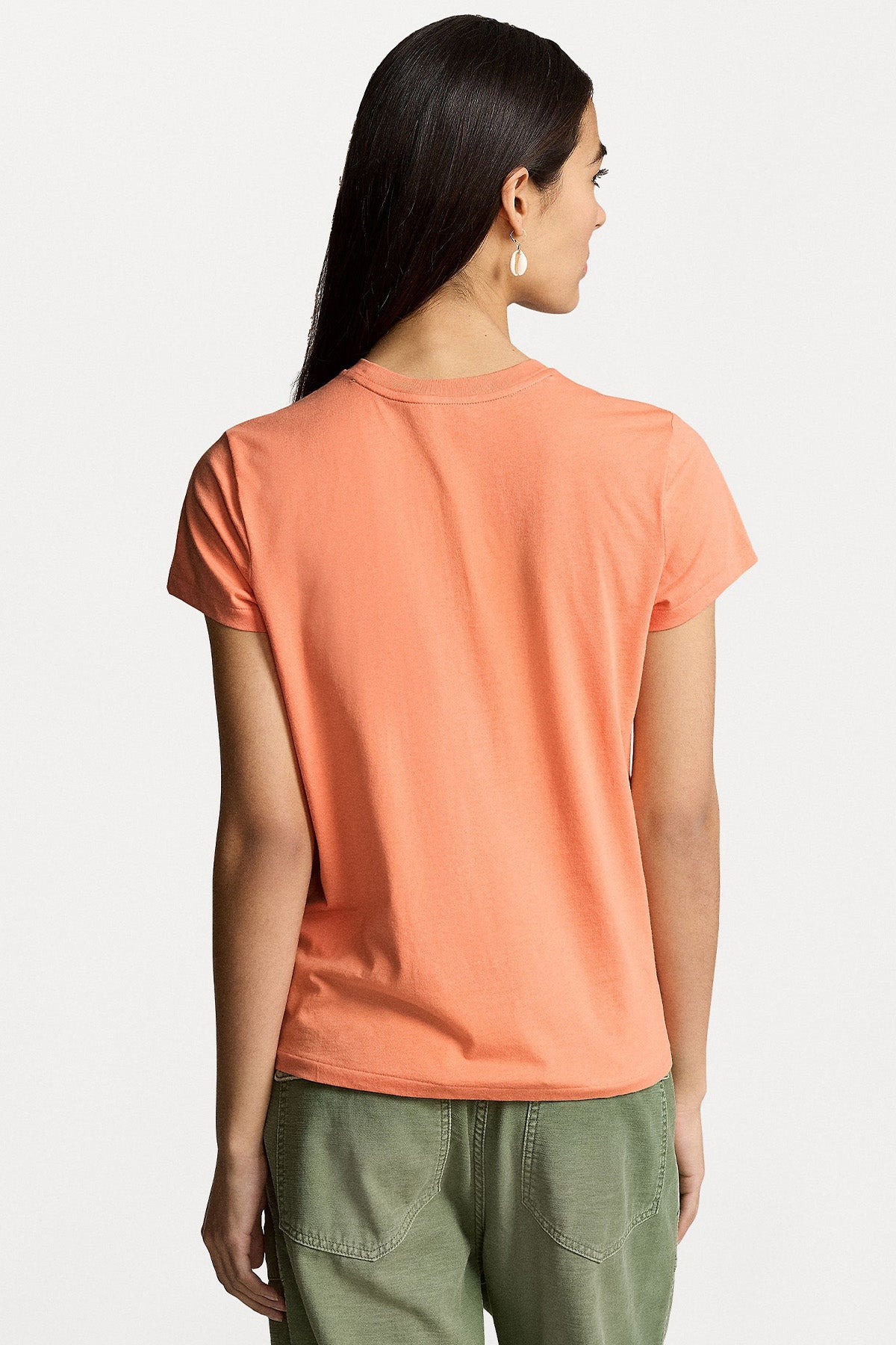 Polo Ralph Lauren Custom Fit Yuvarlak Yaka T-shirt-T-shirt-Libas