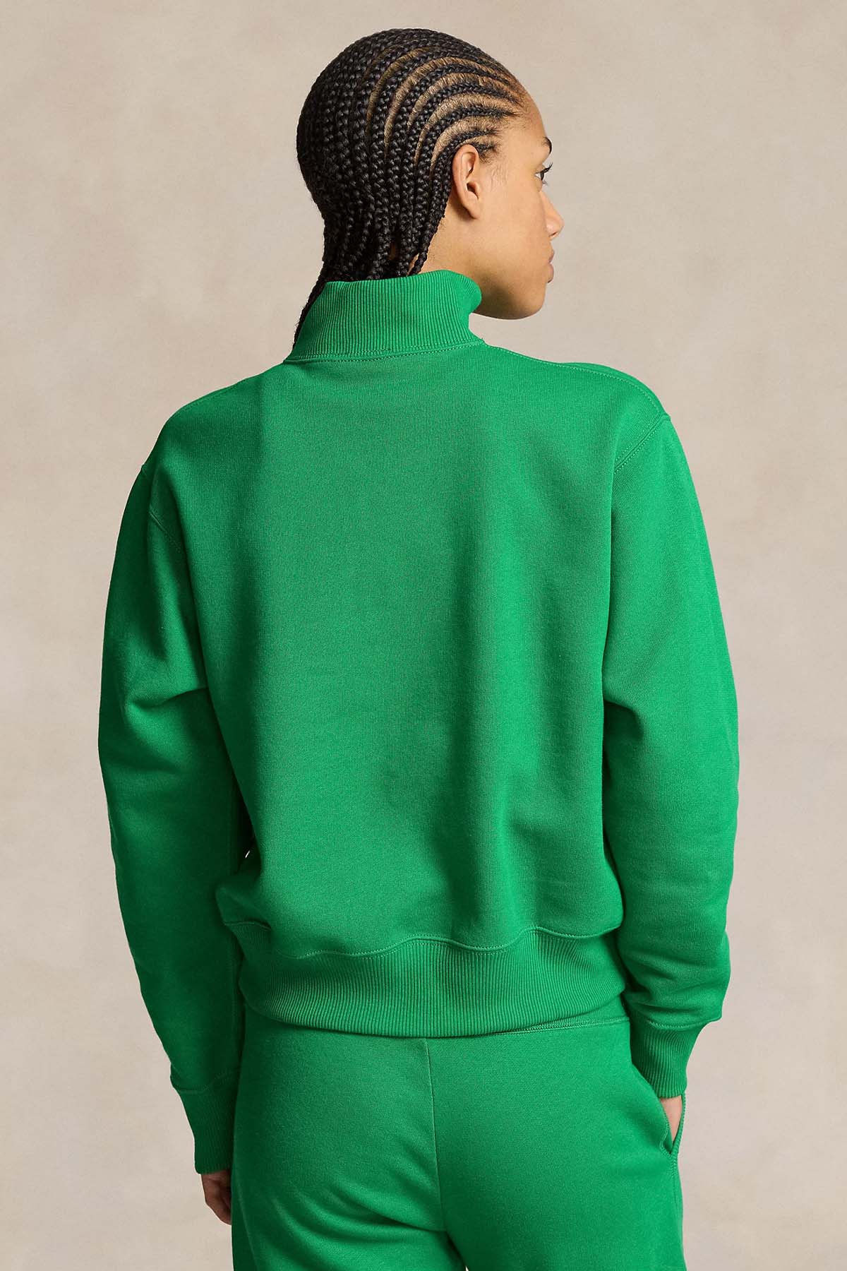 Polo Ralph Lauren Dik Yaka Yarım Fermuarlı Sweatshirt