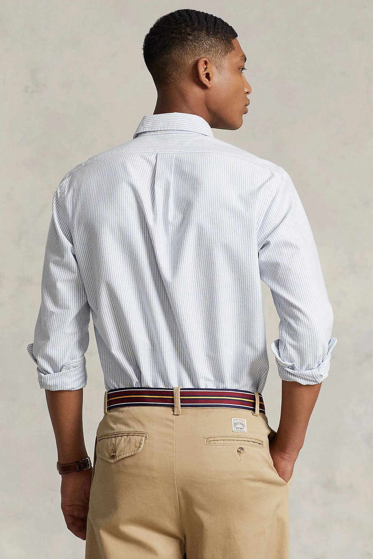 Polo Ralph Lauren Slim Fit Çizgili Oxford Gömlek-Gömlek-Libas