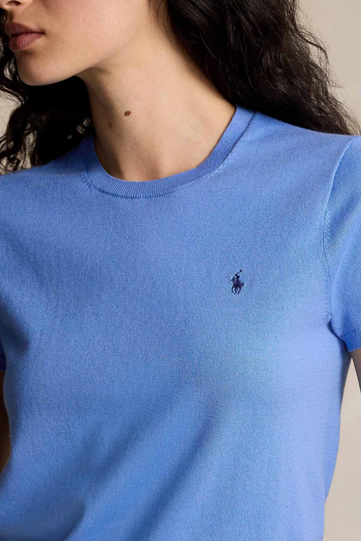 Polo Ralph Lauren Yuvarlak Yaka Logolu İnce Örgü Triko-Triko-Libas