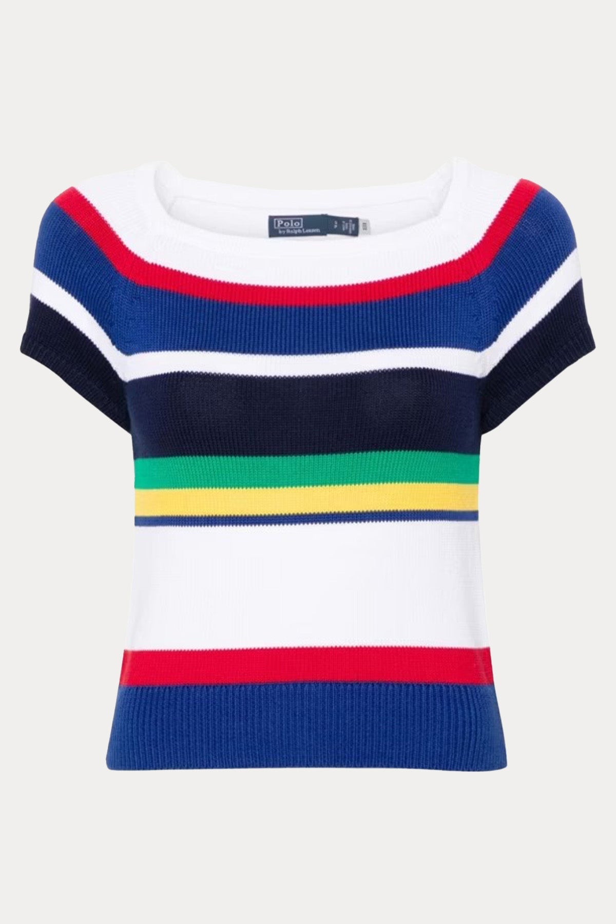 Polo Ralph Lauren Renk Bloklu İnce Örgü Triko