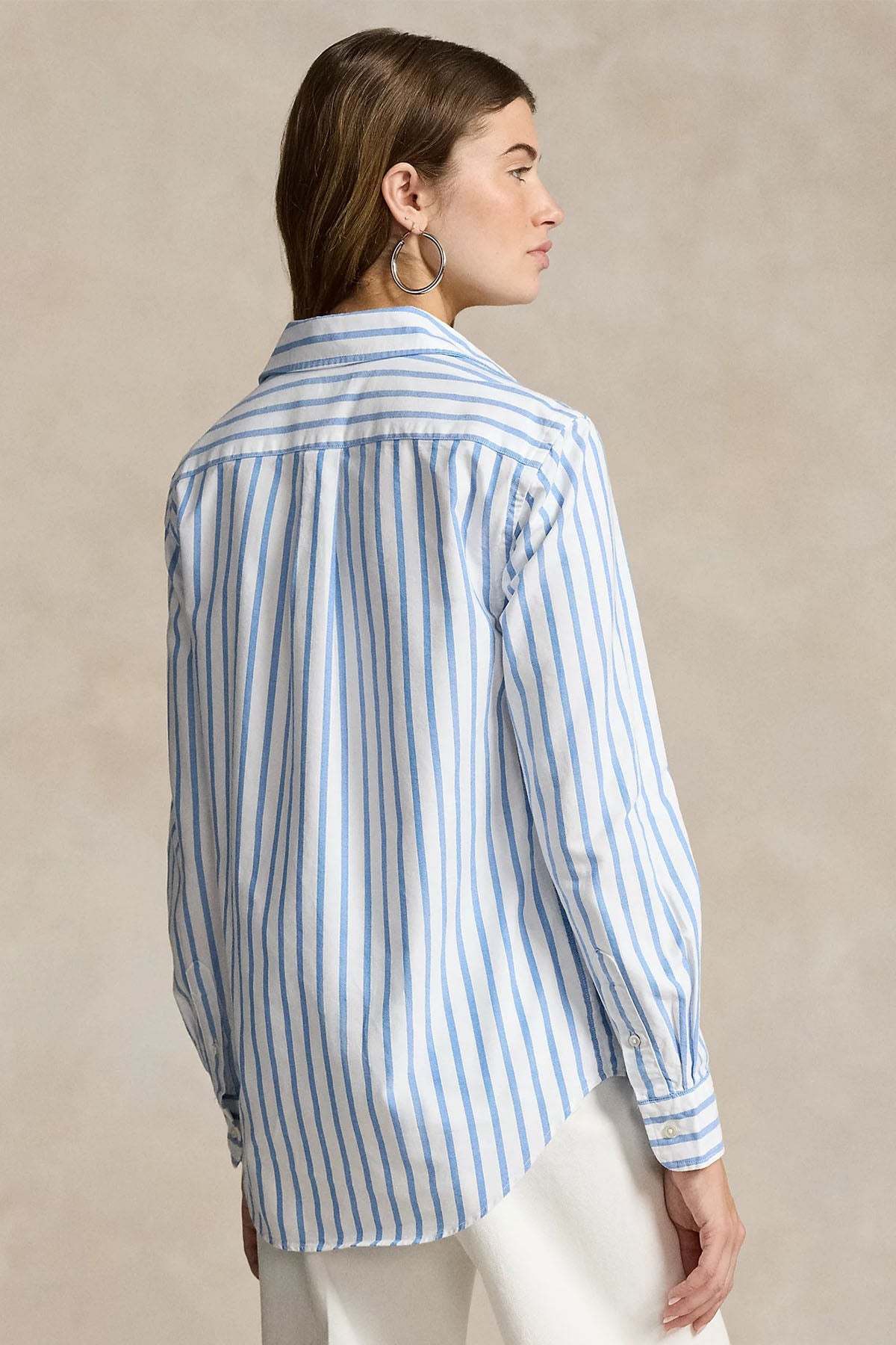 Polo Ralph Lauren Custom Fit Çizgili Oxford Gömlek