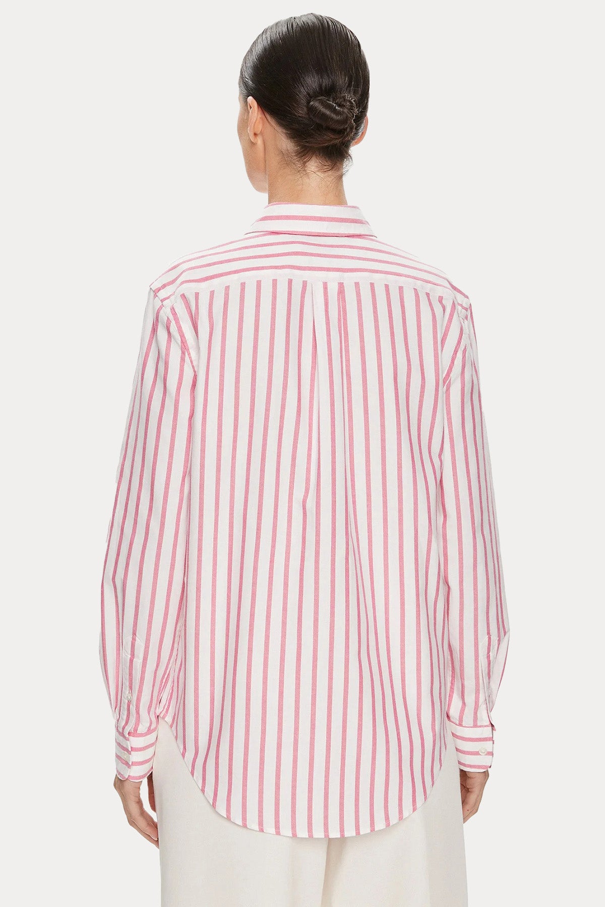 Polo Ralph Lauren Custom Fit Çizgili Oxford Gömlek