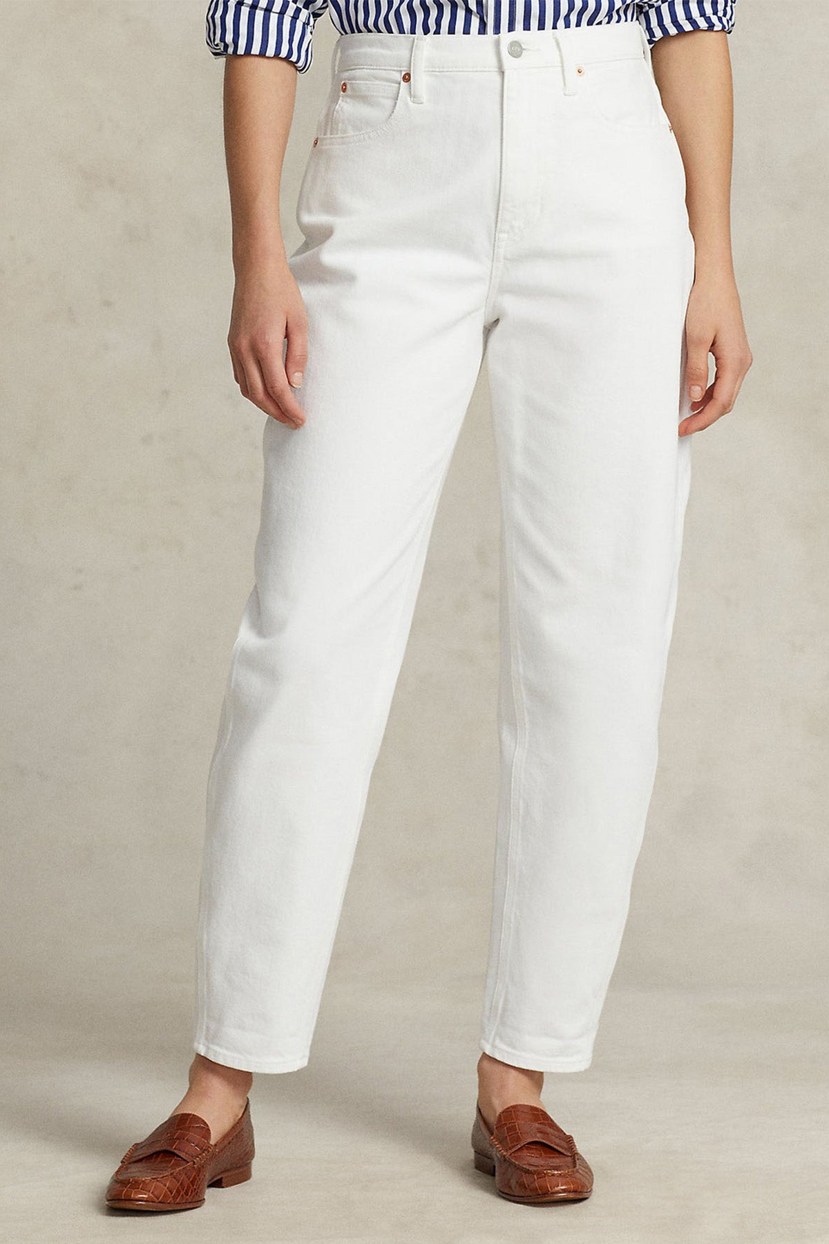 Polo Ralph Lauren Yüksek Bel Havuç Kesim Jeans