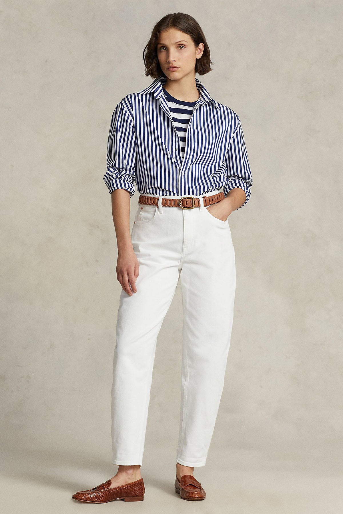 Polo Ralph Lauren Yüksek Bel Havuç Kesim Jeans