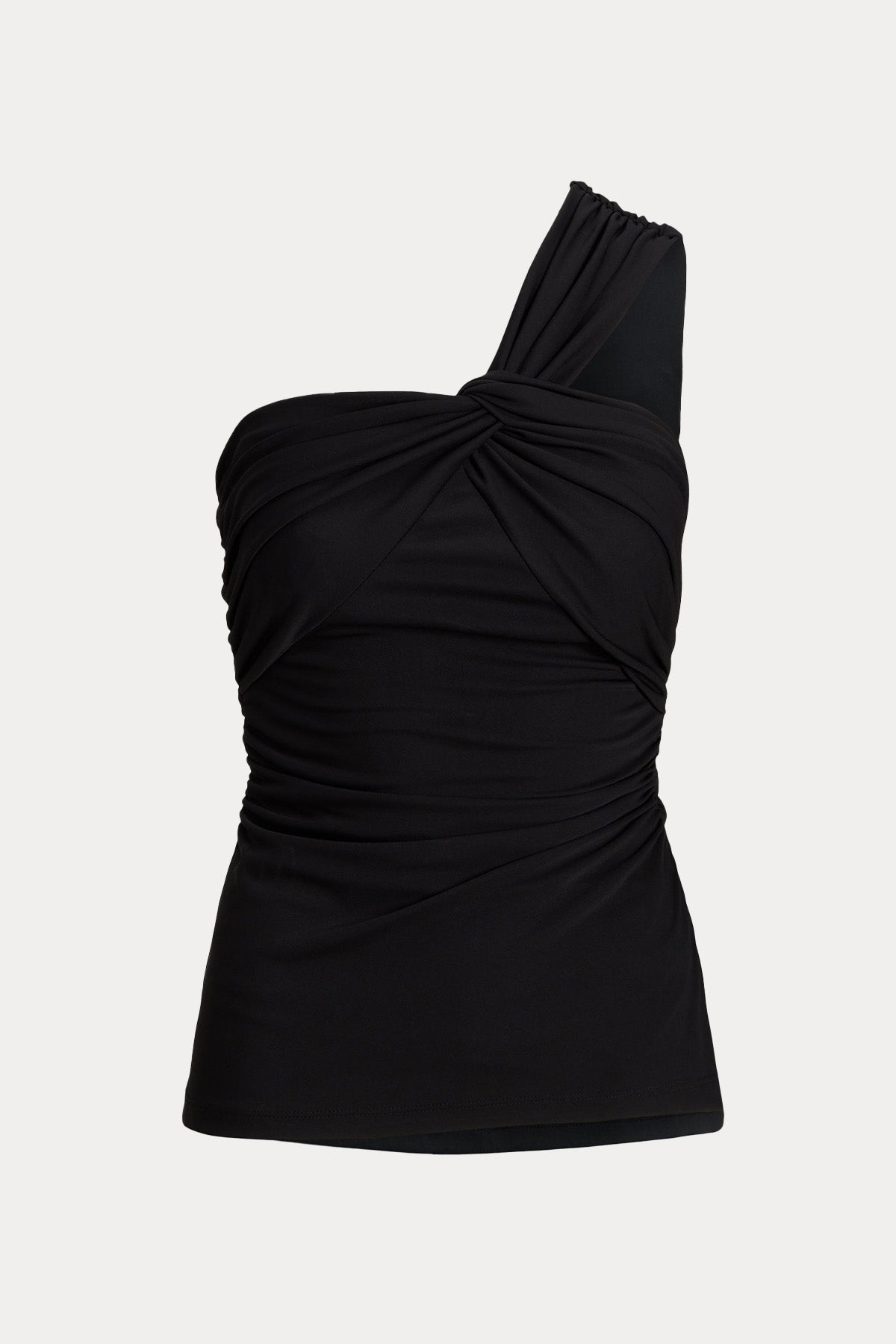 Polo Ralph Lauren Tek Omuz Straplez Yaka Streç Bluz