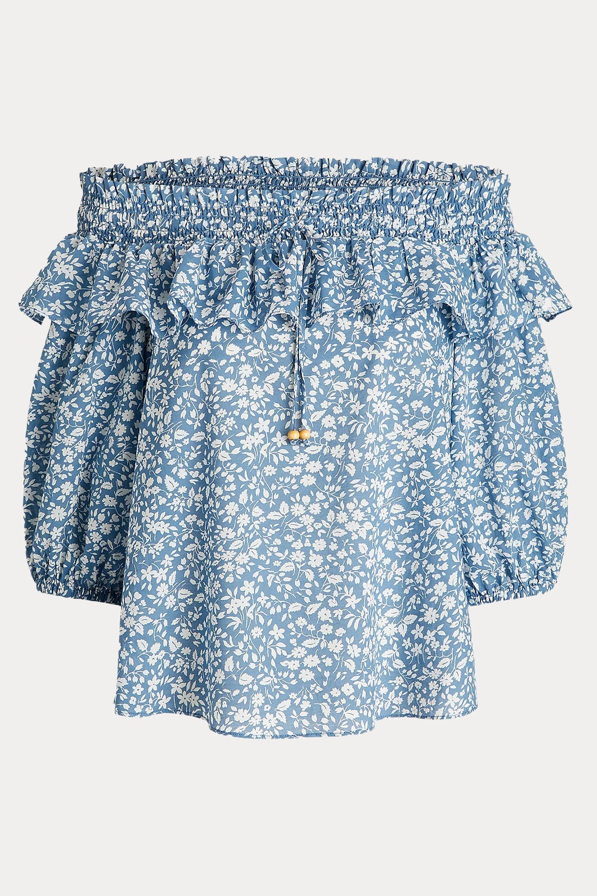 Polo Ralph Lauren Çiçek Desenli Straplez Bluz