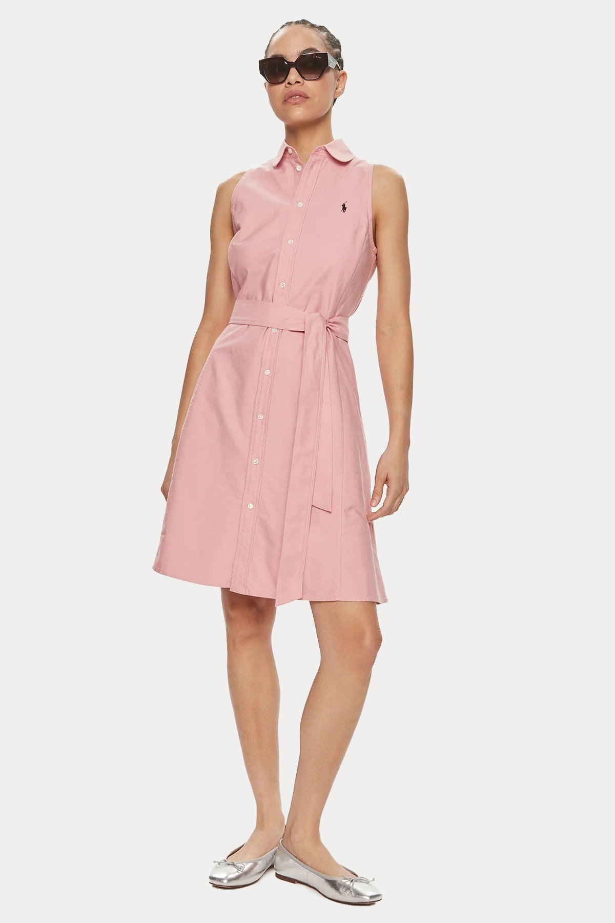Polo Ralph Lauren Kuşaklı Dizüstü Gömlek Elbise