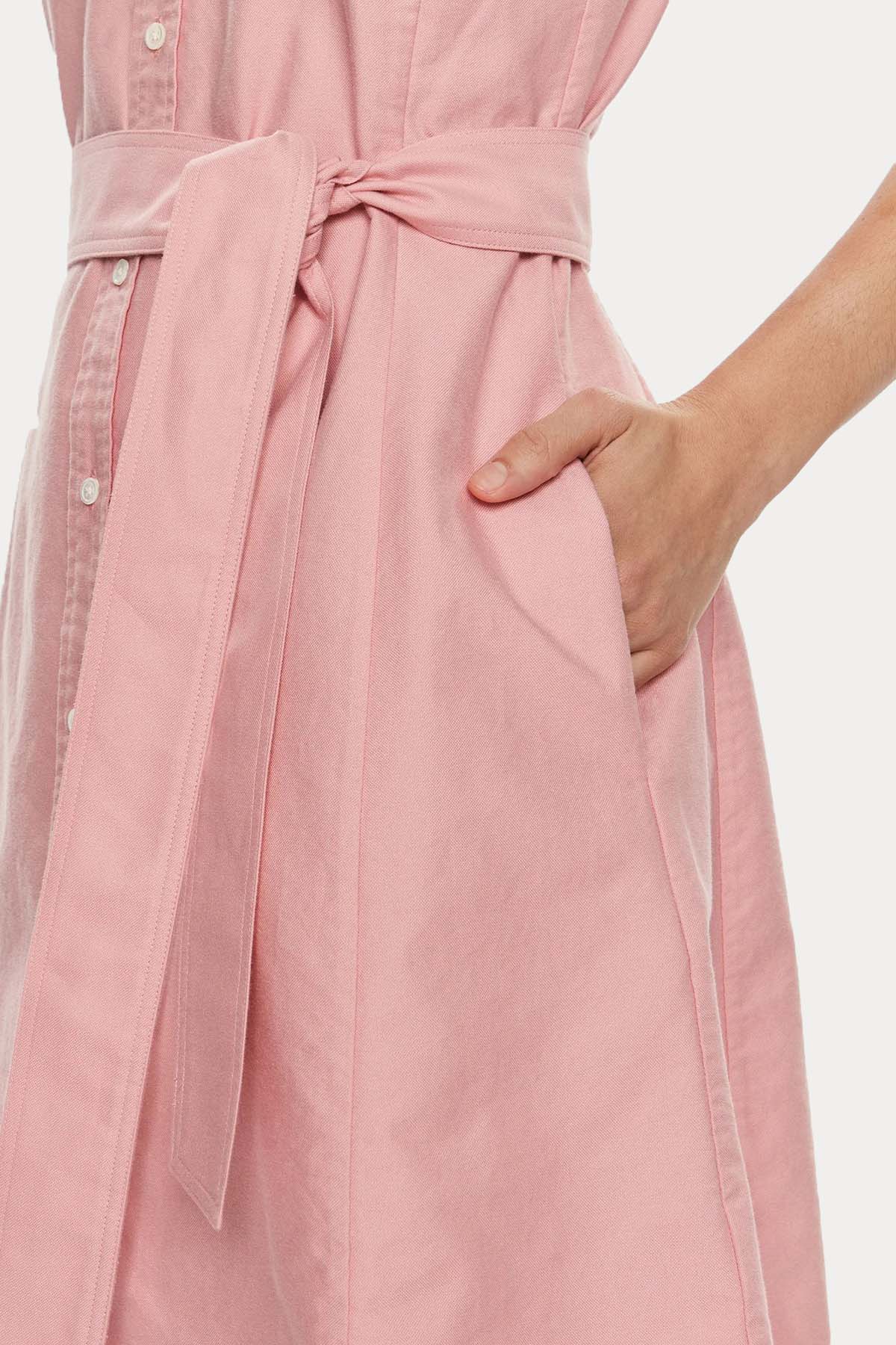 Polo Ralph Lauren Kuşaklı Dizüstü Gömlek Elbise