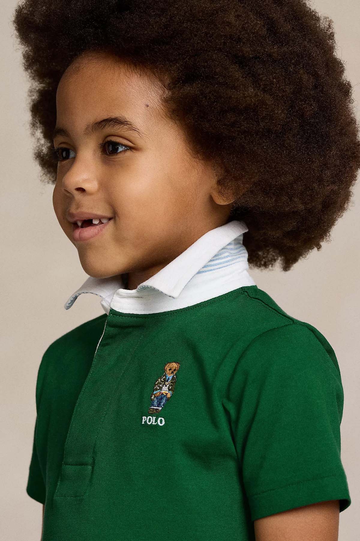 Polo Ralph Lauren Kids 2-3 Yaş Erkek Çocuk Polo Yaka Polo Bear T-shirt