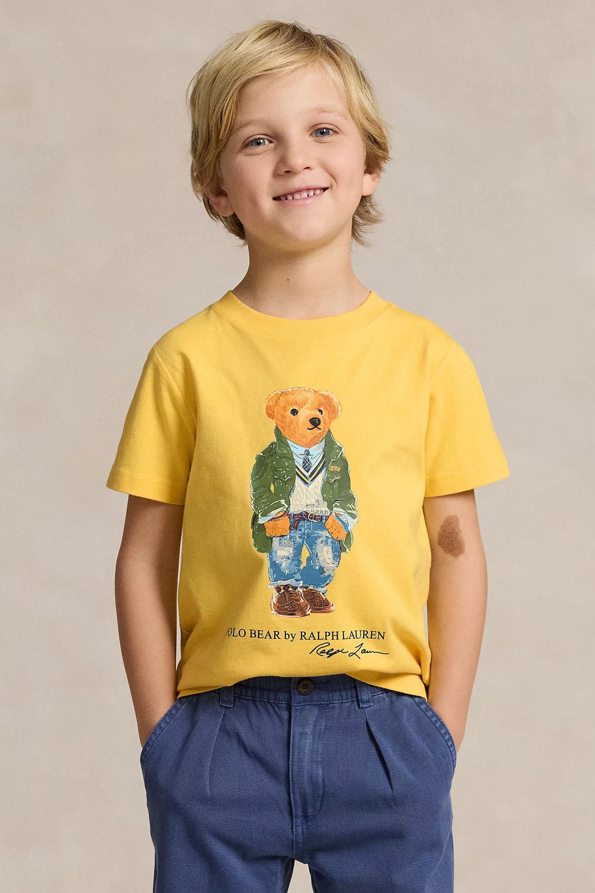 Polo Ralph Lauren Kids 2-4 Yaş Erkek Çocuk Polo Bear T-shirt