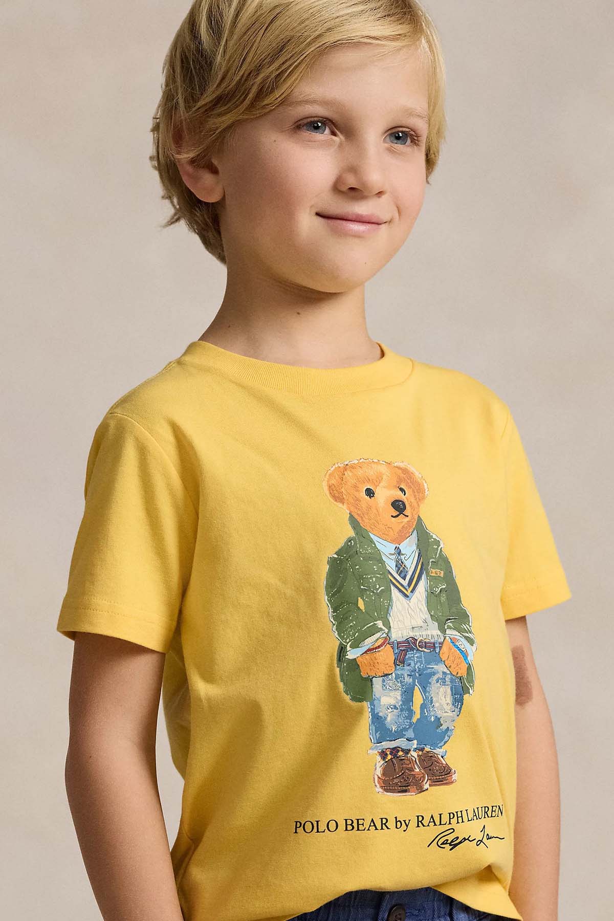 Polo Ralph Lauren Kids 2-4 Yaş Erkek Çocuk Polo Bear T-shirt